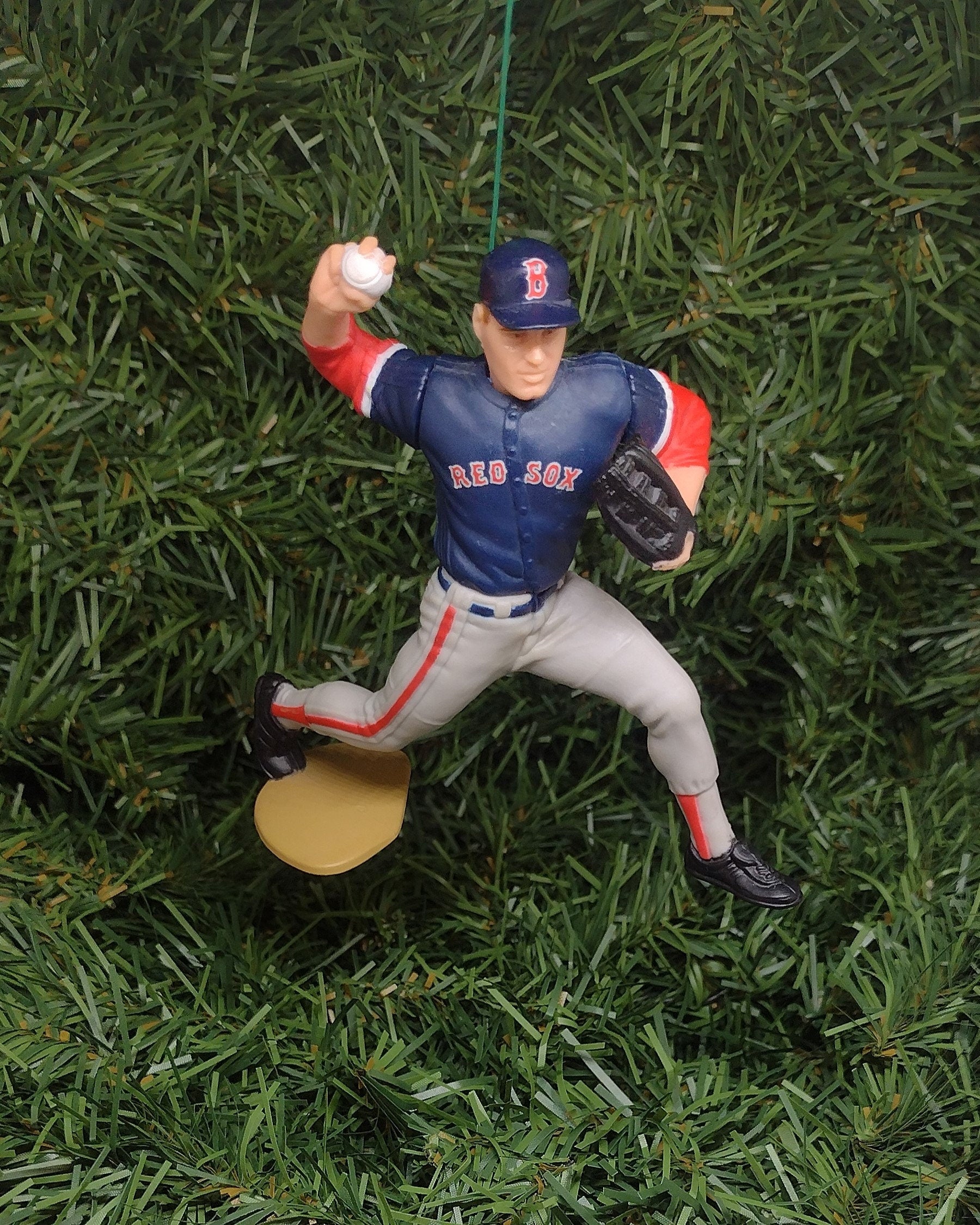 Roger Clemens BOSTON RED SOX ornament Christmas tree decoration Unique Xmas gift idea mlb baseball figure