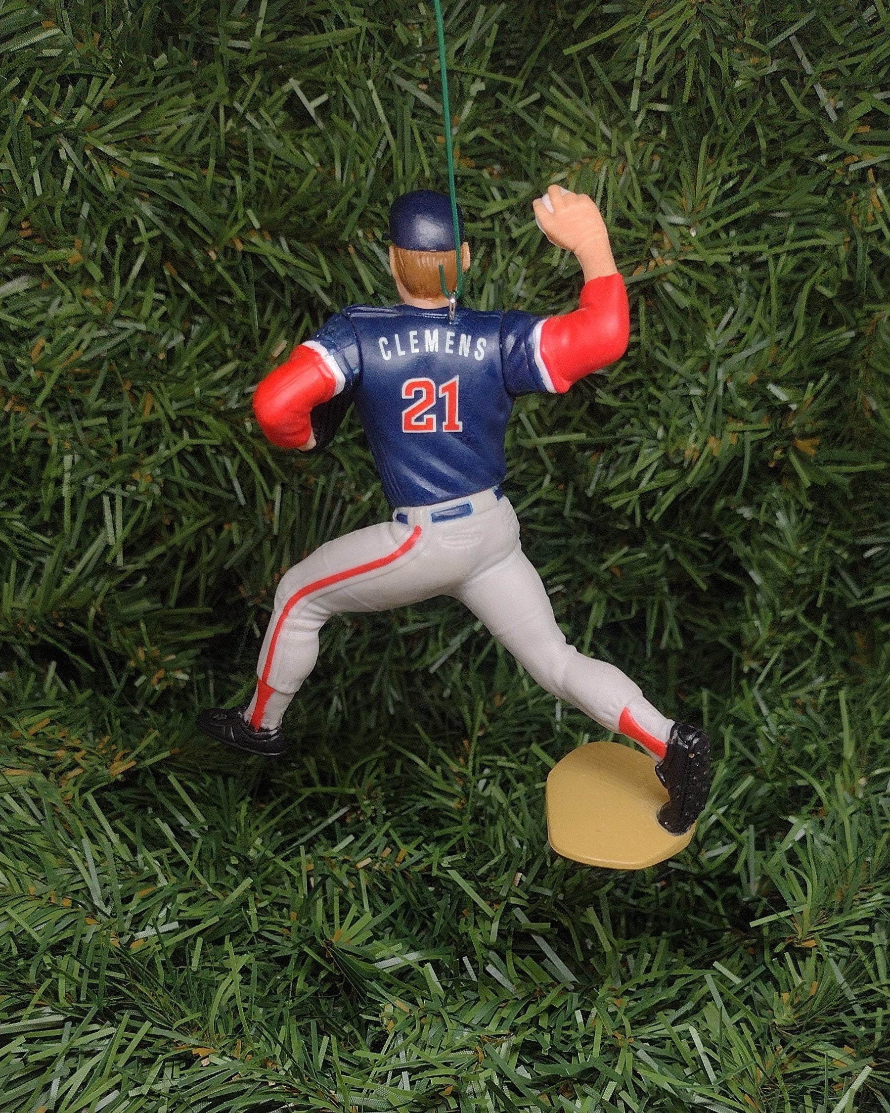 Roger Clemens BOSTON RED SOX ornament Christmas tree decoration Unique Xmas gift idea mlb baseball figure