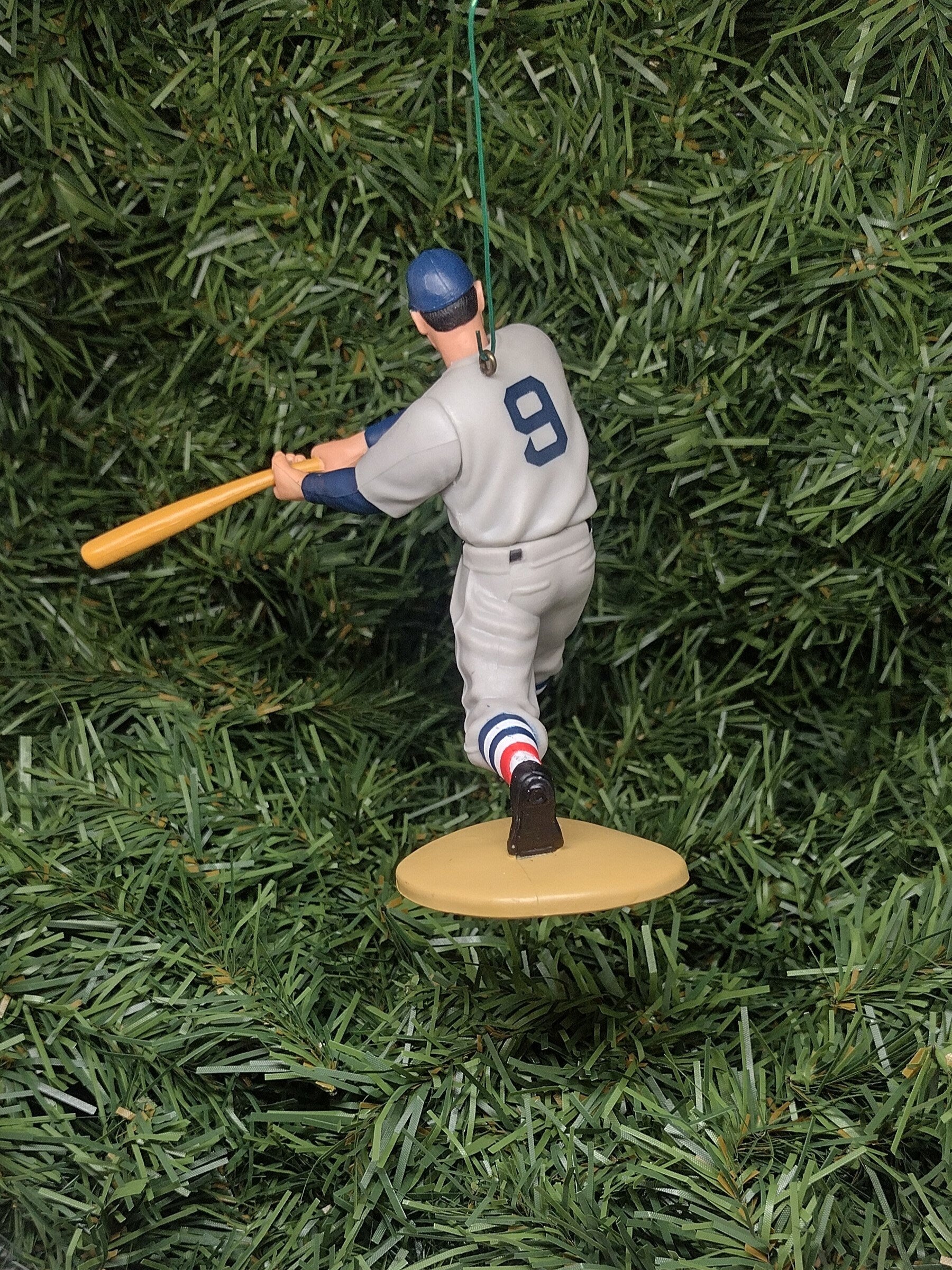 Ted Williams BOSTON RED SOX ornament Christmas tree decoration unique Xmas gift idea mlb baseball figure