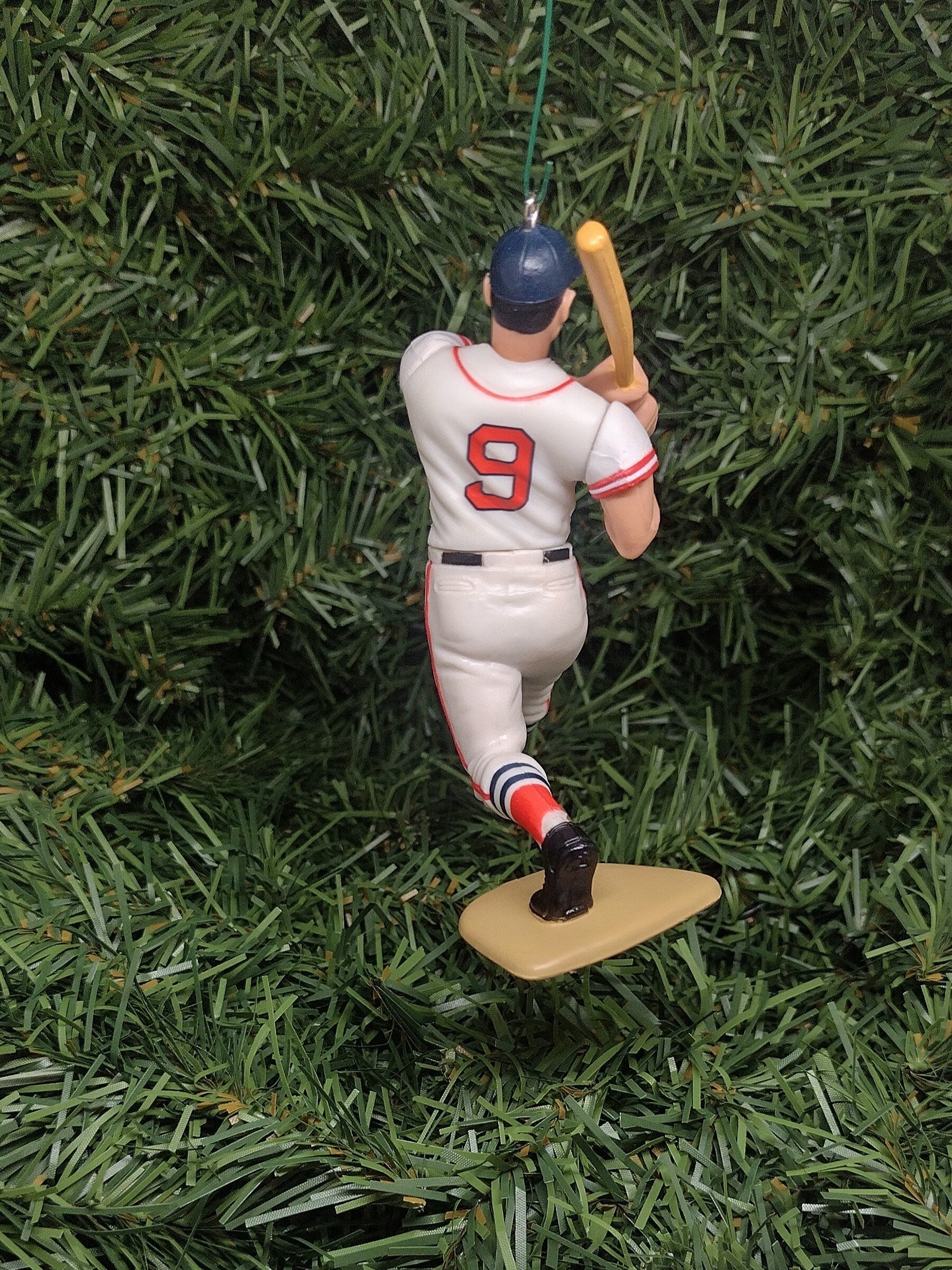 Ted Williams BOSTON RED SOX ornament Christmas tree decoration unique Xmas gift idea mlb baseball figure