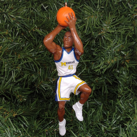 Glen Rice MICHIGAN WOLVERINES Christmas Ornament Gift NCAA Basketball figure