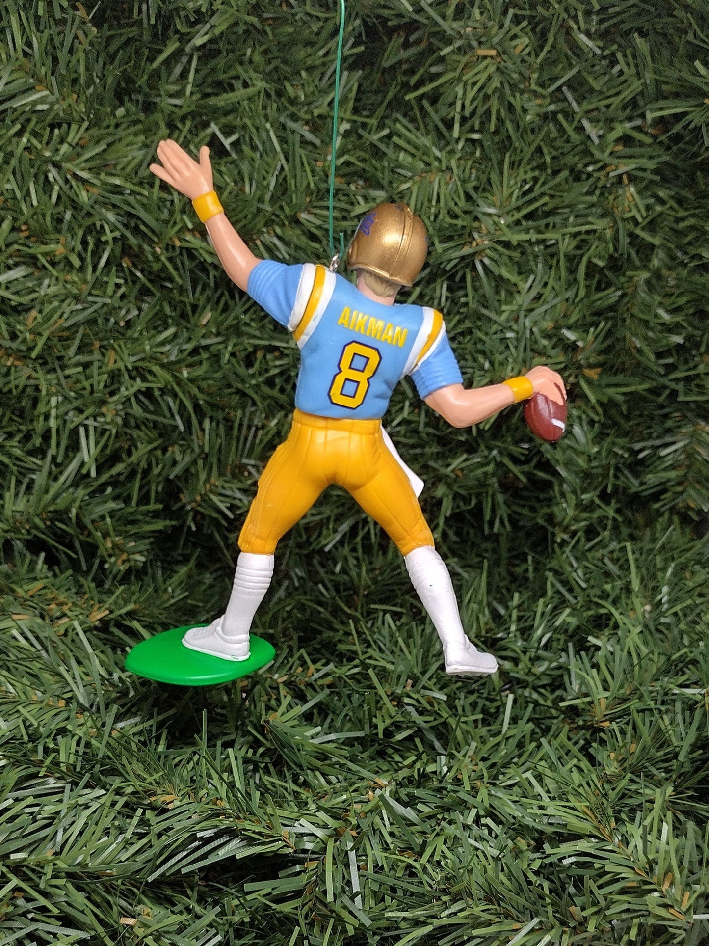 Troy Aikman UCLA BRUINS Christmas tree ornament xmas ncaa football figure unique gift University of California Los Angeles