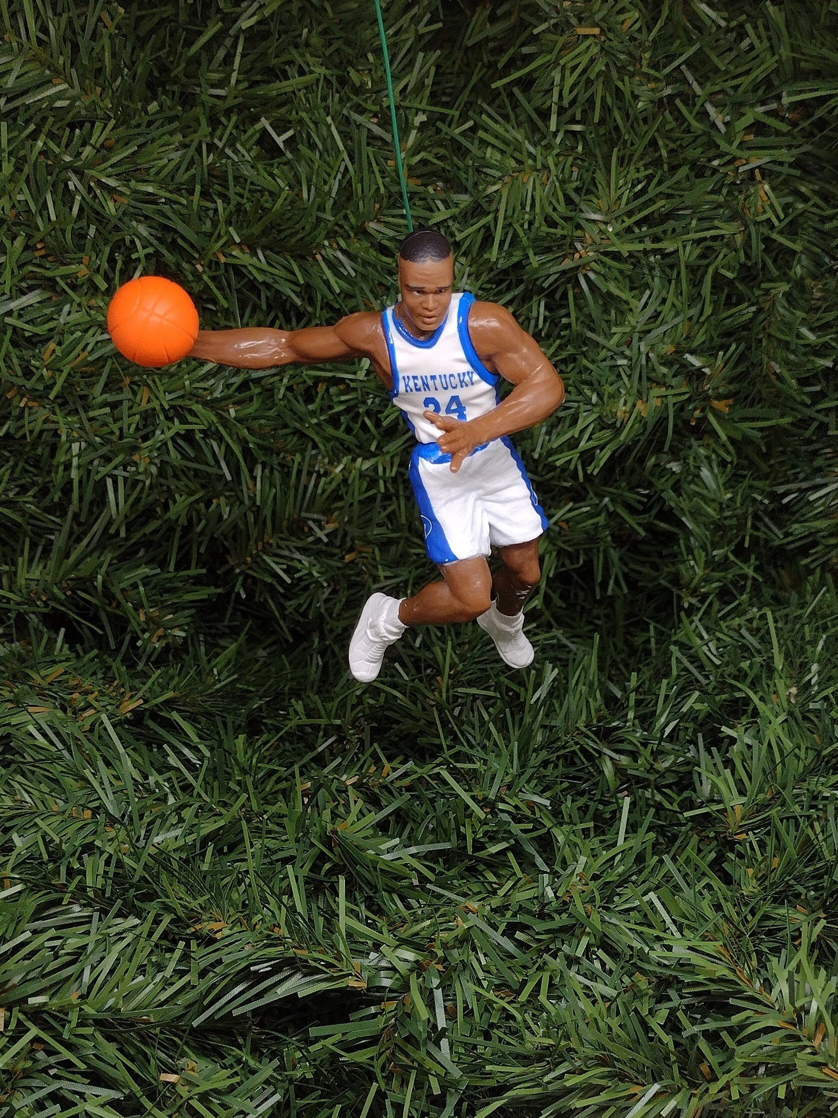 KENTUCKY WILDCATS Ornament Antoine Walker Christmas gift idea NCAA basketball figure unique Xmas tree decoration