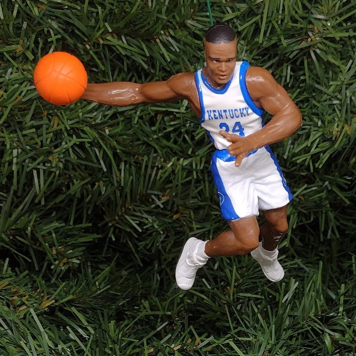 KENTUCKY WILDCATS Ornament Antoine Walker Christmas gift idea NCAA basketball figure unique Xmas tree decoration