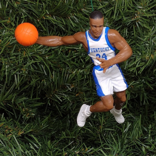 KENTUCKY WILDCATS Ornament Antoine Walker Christmas Gift NCAA Basketball figure unique Xmas tree decoration