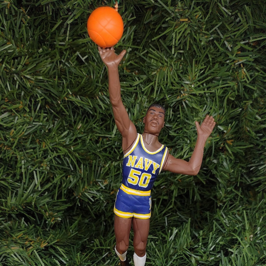 NAVY MIDSHIPMEN Ornament David Robinson Christmas Gift NCAA Basketball figure