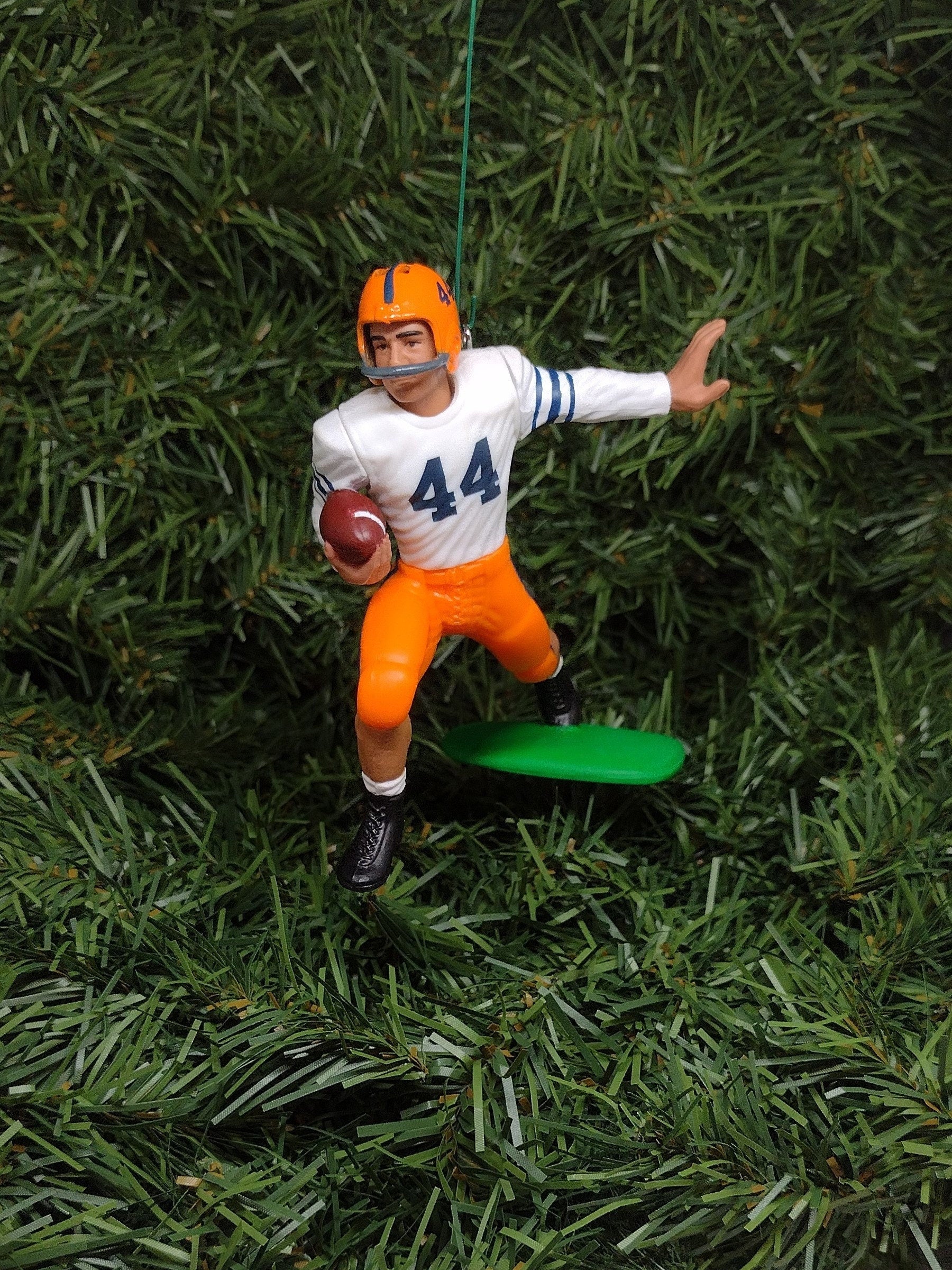 Ernie Davis SYRACUSE ORANGEMEN ornament Christmas tree decoration ncaa football figure unique Xmas gift idea Heisman winner Cuse Orange