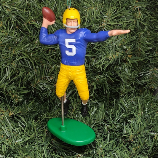 Paul Hornung NOTRE DAME Ornament Christmas Gift Xmas Decoration NCAA Football Fighting Irish Golden Domers