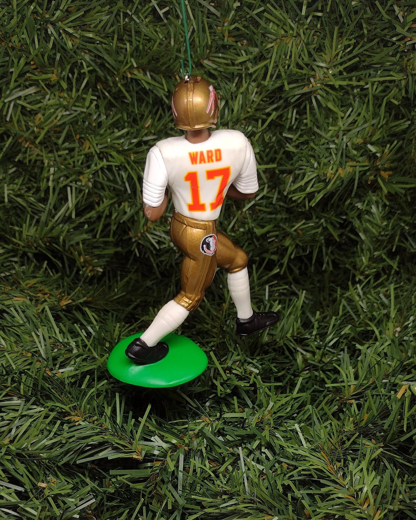 Charlie Ward FLORIDA STATE SEMINOLES Ornament Christmas Gift Idea Ncaa Football Figure Unique Xmas Tree Decoration Heisman Trophy Winner