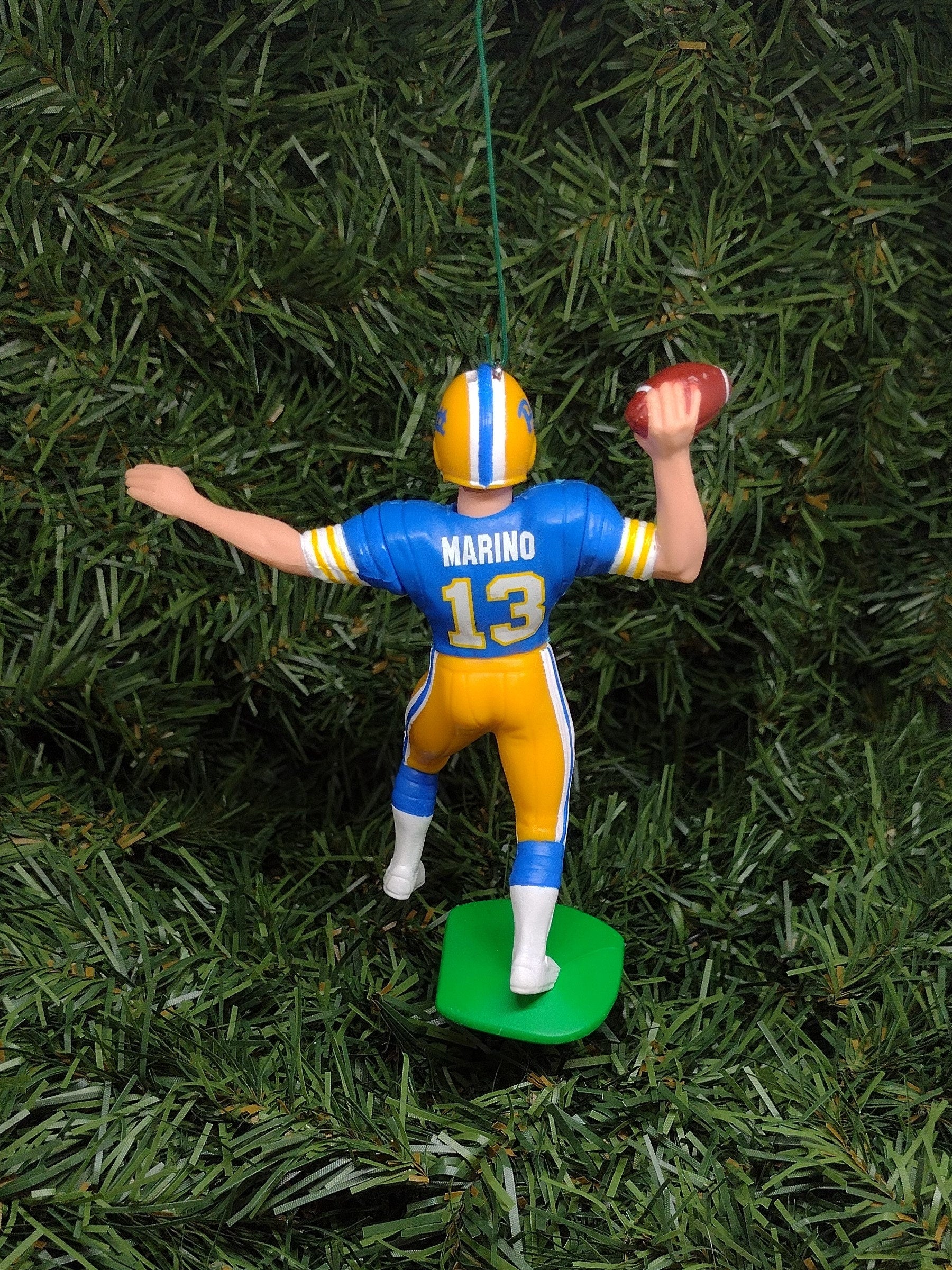 Dan Marino PITT PANTHERS Ornament Christmas tree decoration Pittsburgh NCAA football figure unique xmas gift idea