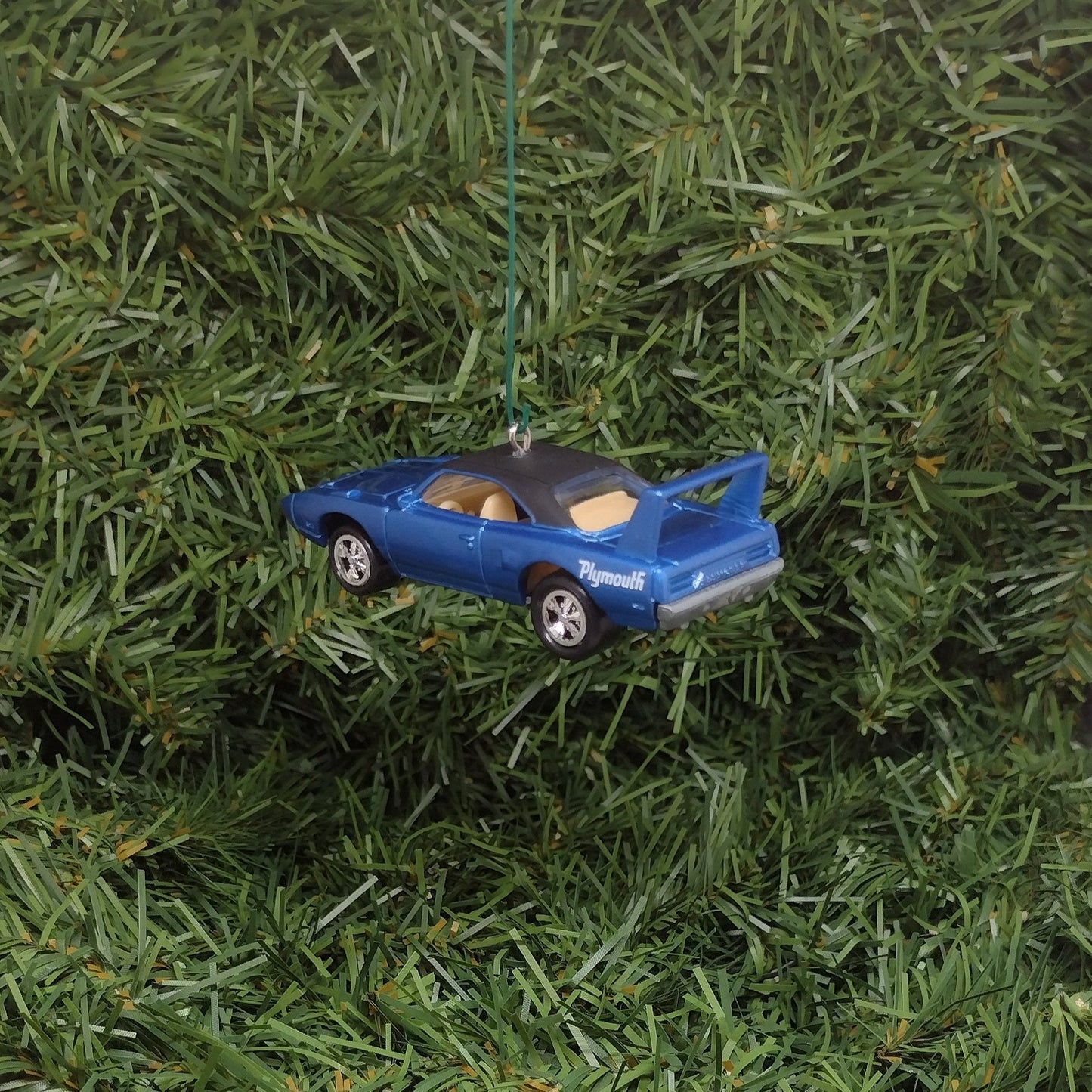 Plymouth Superbird Ornament 1970 Mopar Christmas Tree Decoration Unique Gift Idea Blue