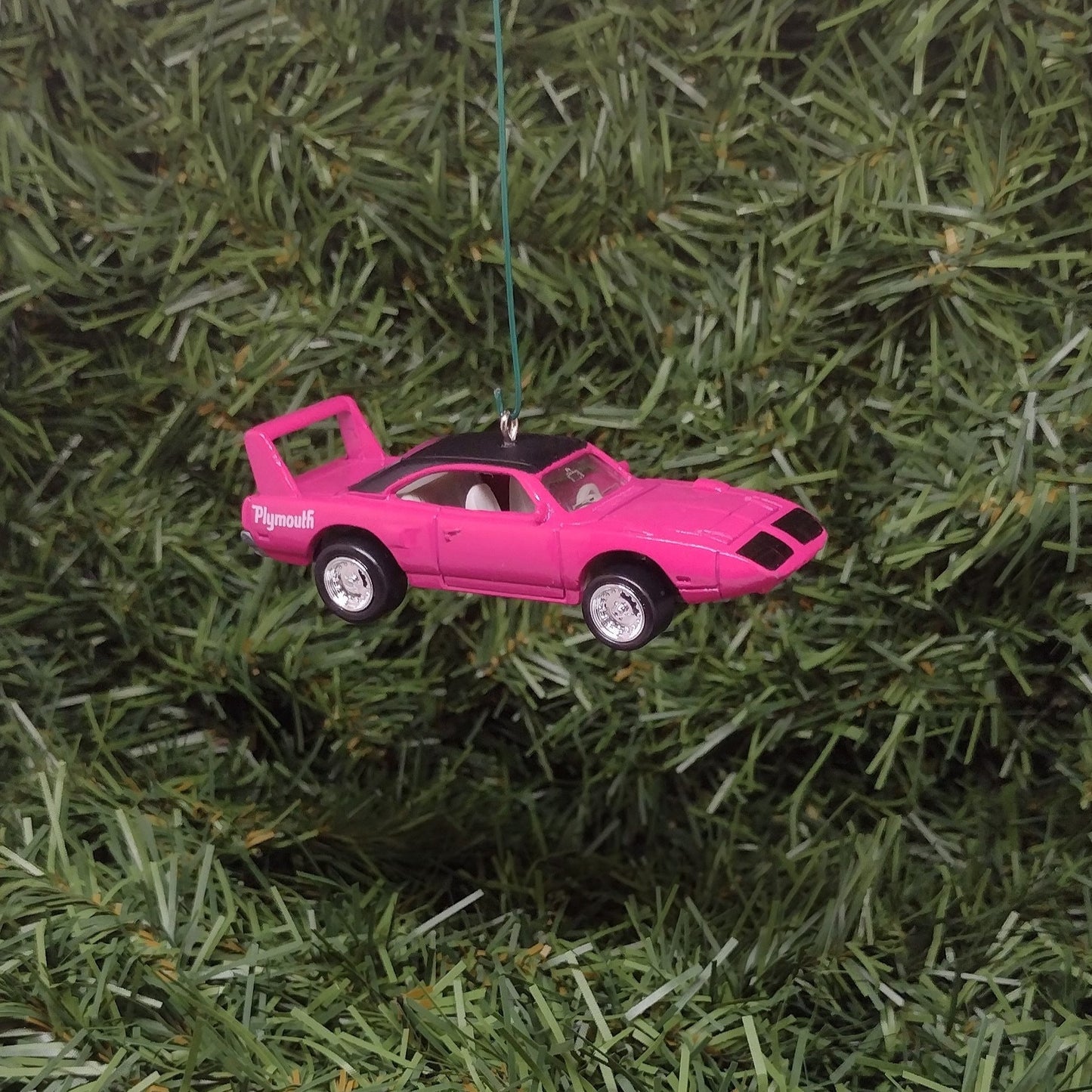 Plymouth Superbird Ornament 1970 Mopar Christmas Tree Decoration Unique Gift Idea Blue