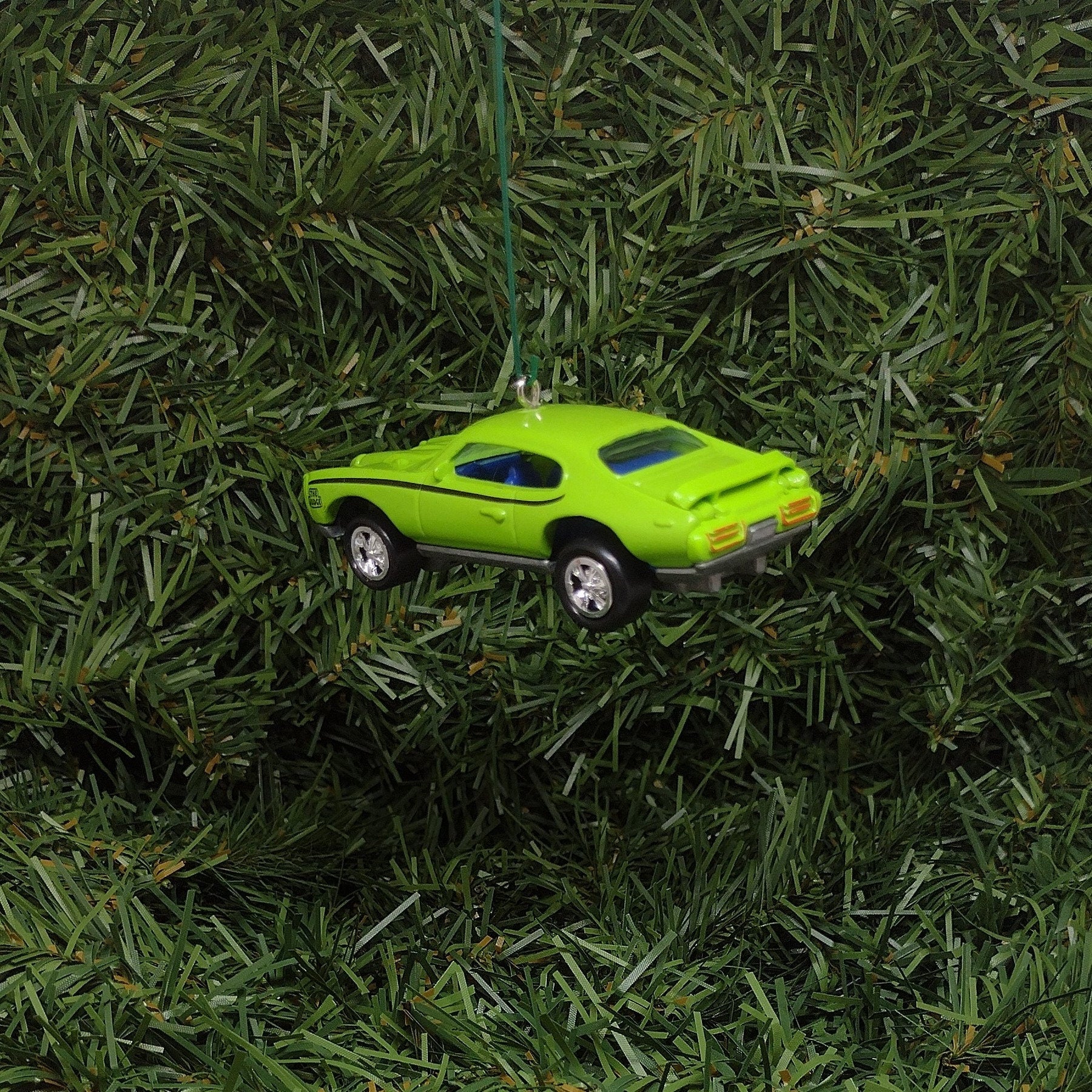 PONTIAC GTO JUDGE 1969 Ornament Christmas Tree Decoration Unique Automotive Xmas Gift Idea Green