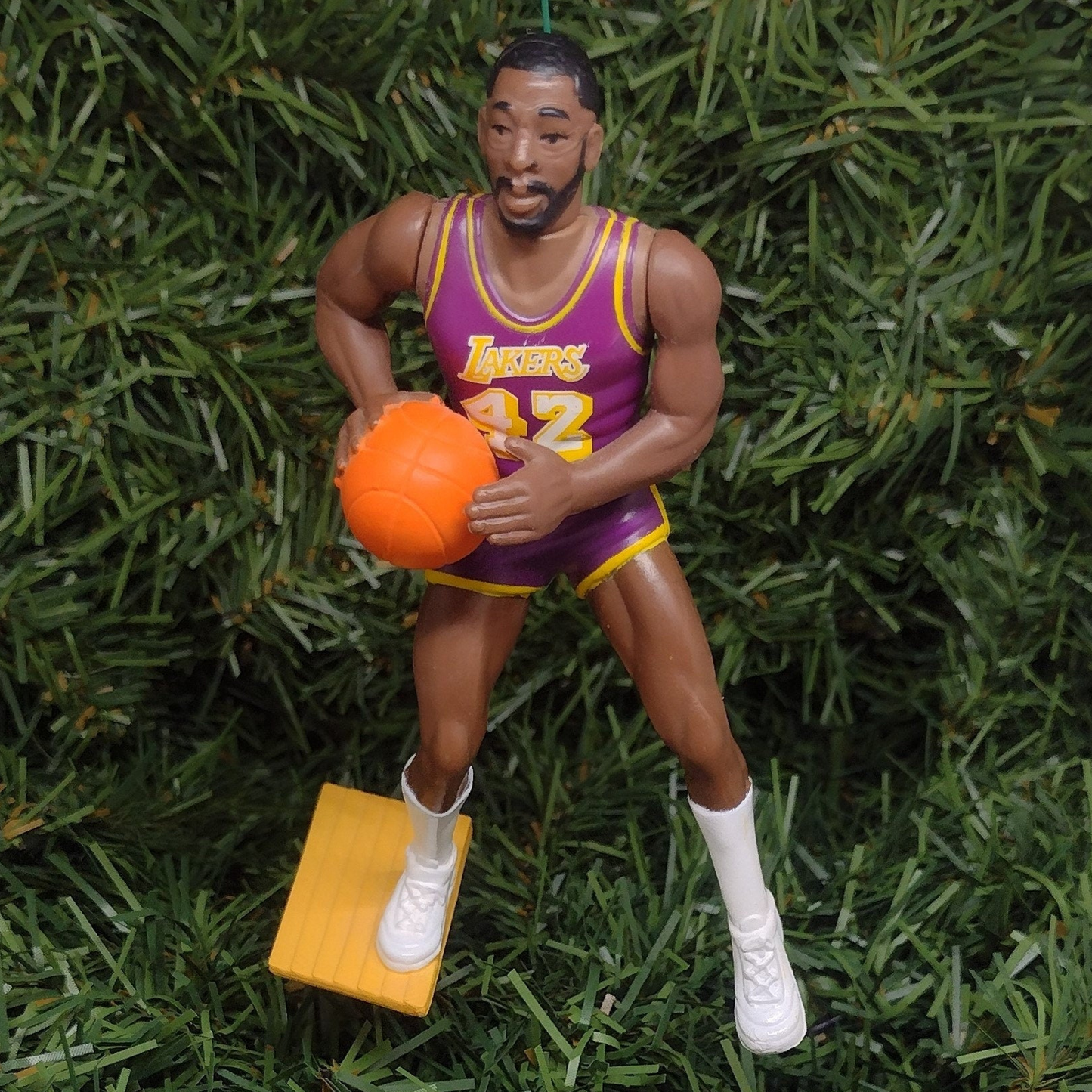 LOS ANGELES LAKERS ornaments James Worthy/Vlade Divac/Nick Van Exel/Glen Rice Christmas tree decoration nba basketball unique Xmas gift idea