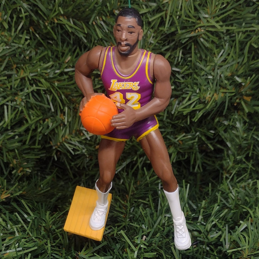 LOS ANGELES LAKERS NBA Ornaments James Worthy/Vlade Divac/Nick Van Exel/Glen Rice Christmas Gift Basketball Figure