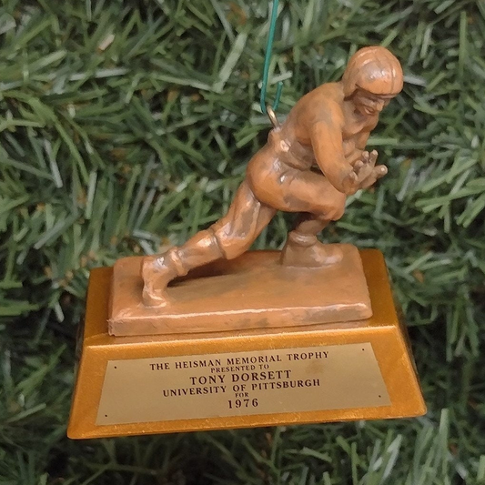 Tony Dorsett PITT PANTHERS Ornament mini Heisman trophy Christmas Gift Pittsburgh NCAA Football