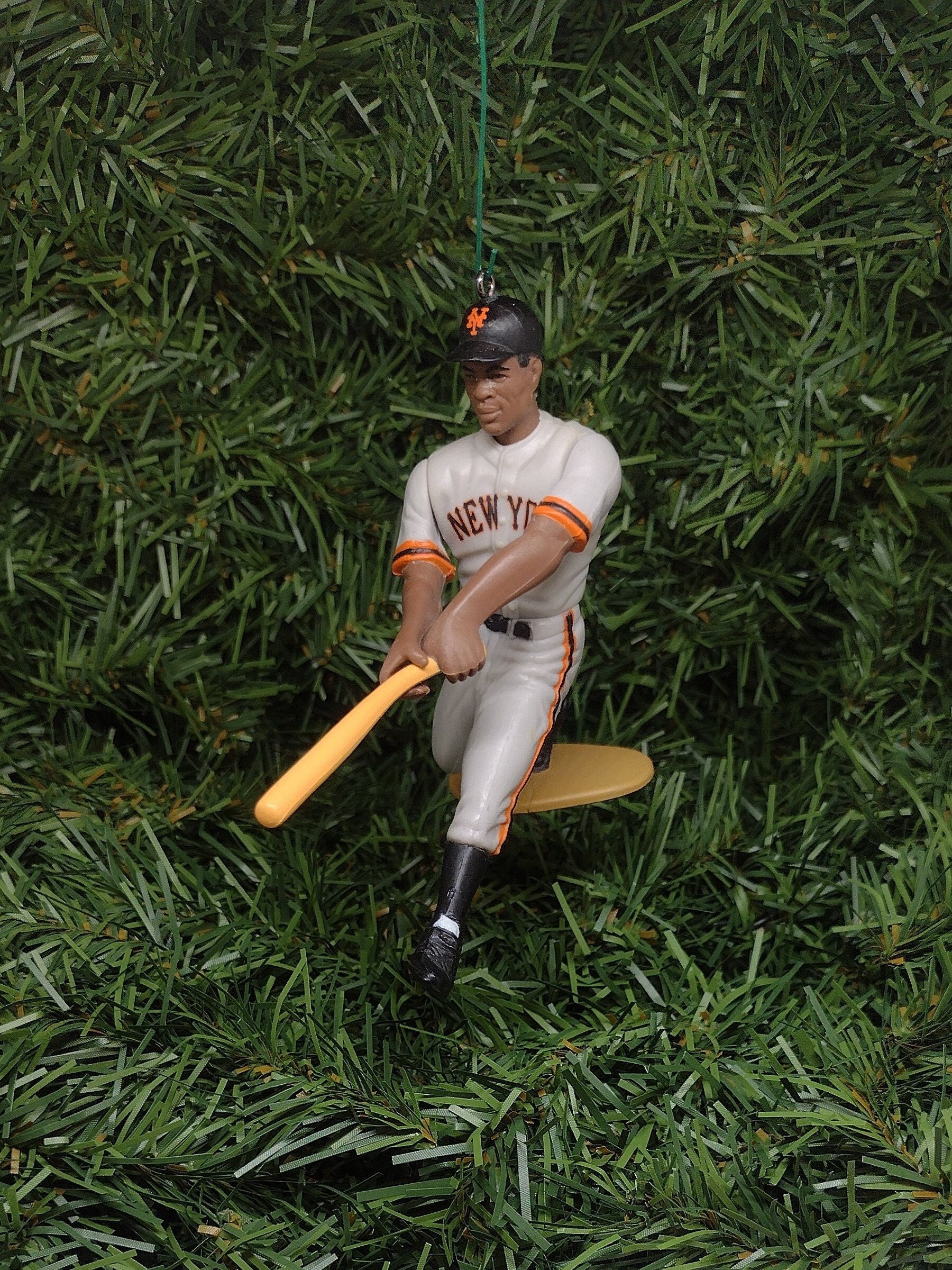 Willie Mays SAN FRANCISCO GIANTS ornament Christmas tree decoration unique Xmas gift idea mlb baseball figure