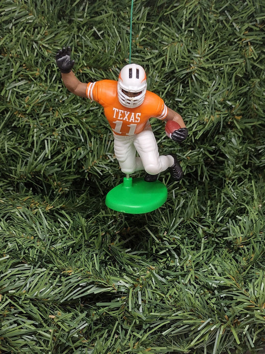 TEXAS LONGHORNS ornament Ricky Williams Christmas Tree Decoration NCAA football figure unique gift idea