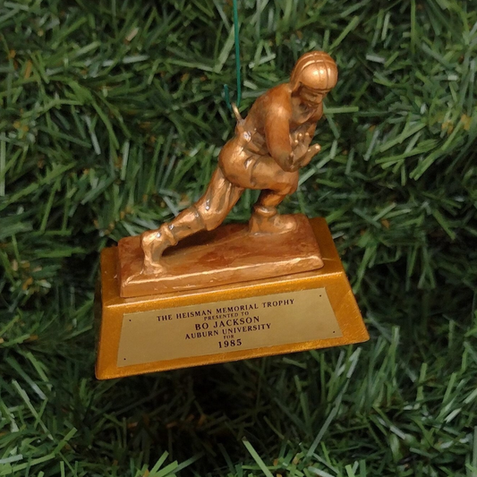 Bo Jackson AUBURN TIGERS mini Heisman Trophy Christmas Ornament Gift NCAA football