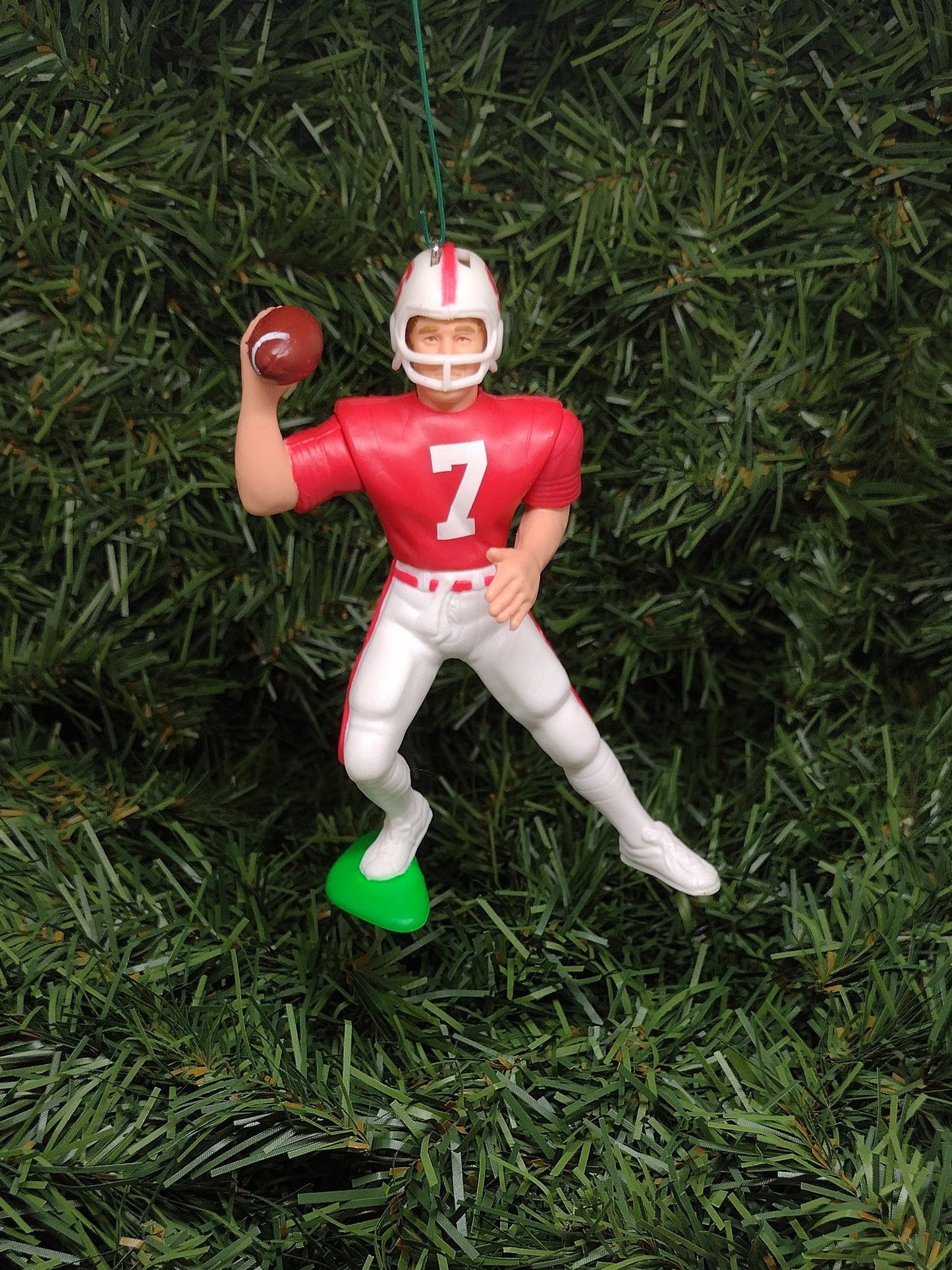 John Elway STANFORD CARDINAL ornament Christmas tree decoration unique Xmas gift idea ncaa football figure