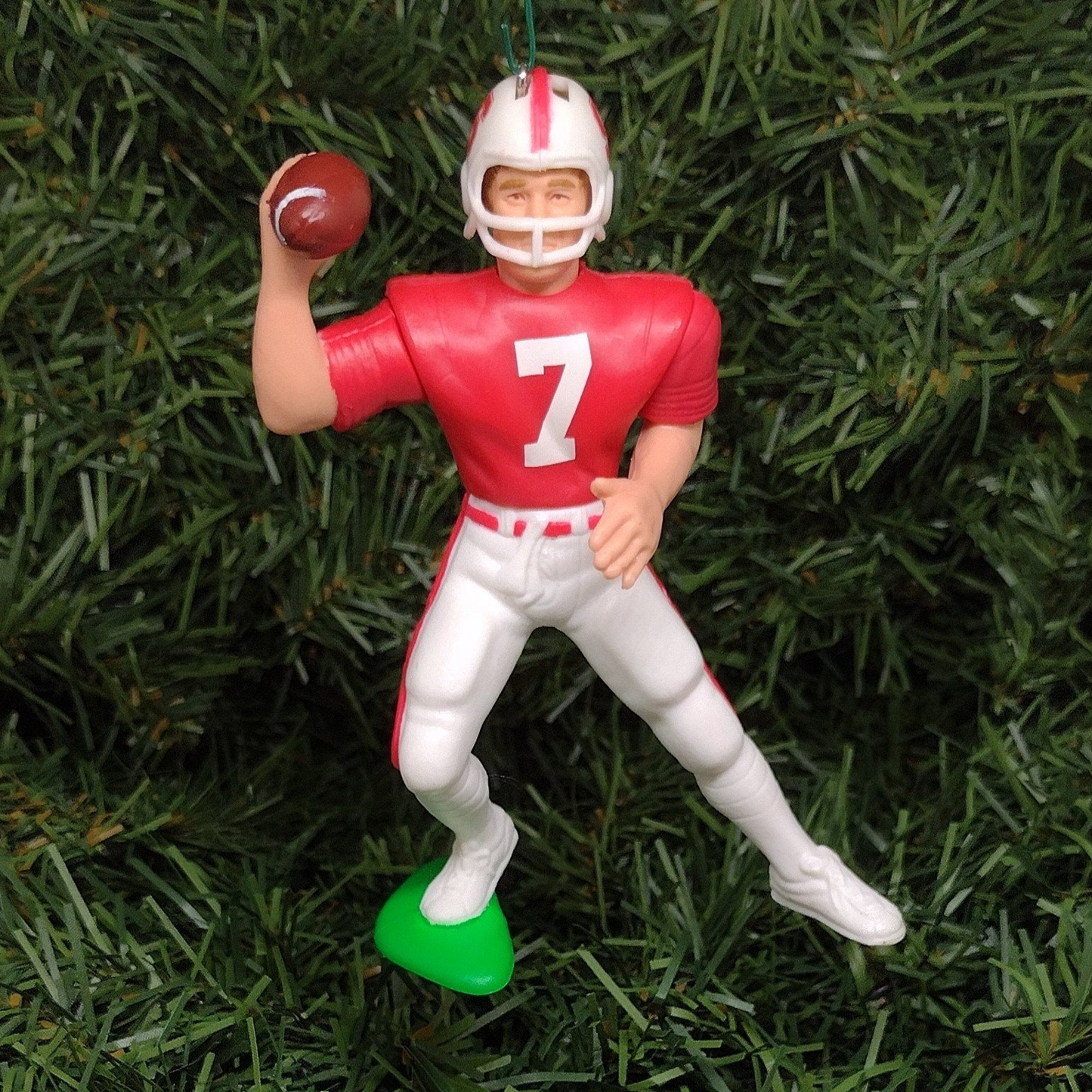 John Elway STANFORD CARDINAL ornament Christmas tree decoration unique Xmas gift idea ncaa football figure