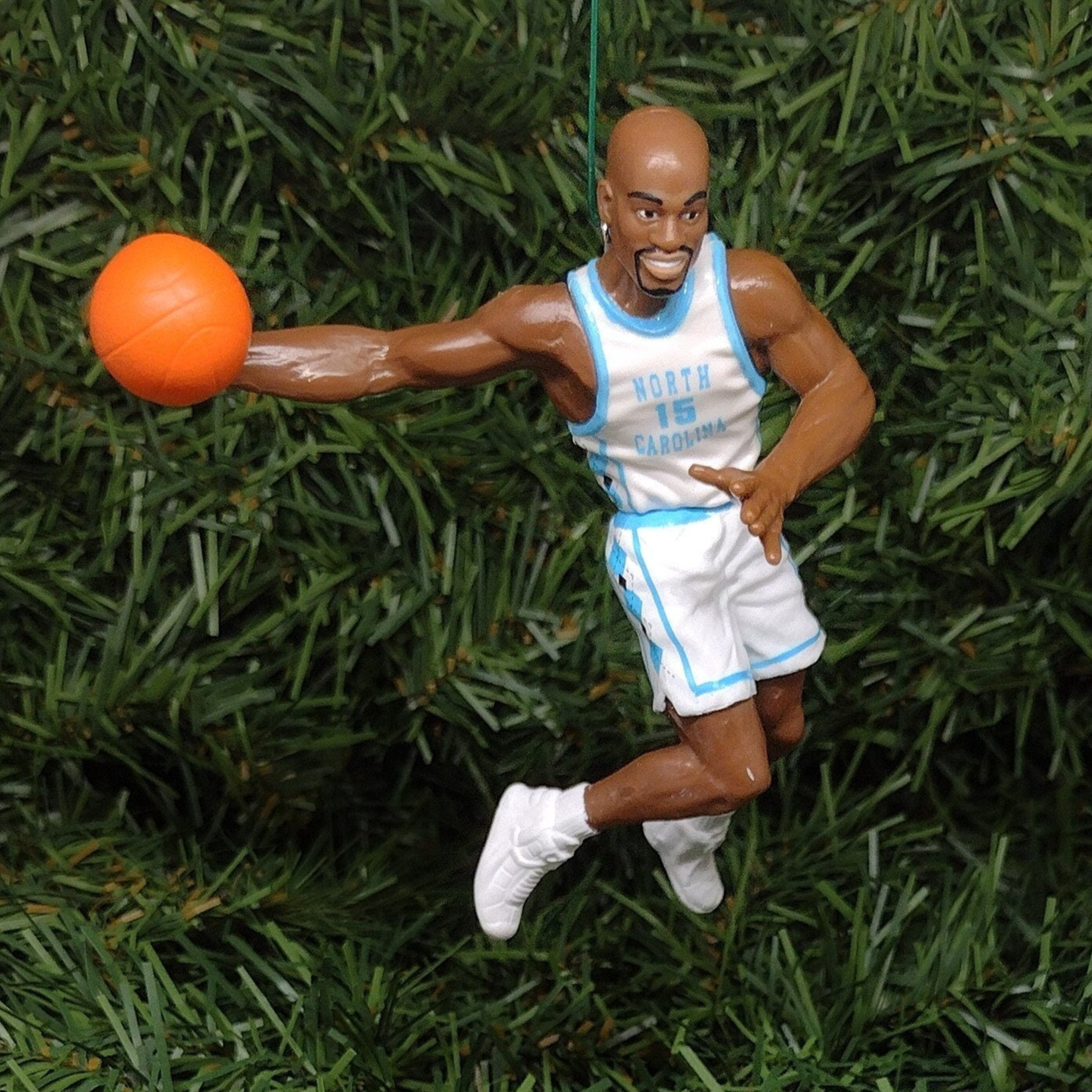 UNC TARHEELS Ornament Vince Carter North Carolina Christmas Gift Idea ncaa Basketball Unique Xmas Tree Decoration