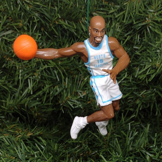 UNC TARHEELS Ornament Vince Carter North Carolina Christmas Gift Idea NCAA Basketball Unique Xmas Decoration