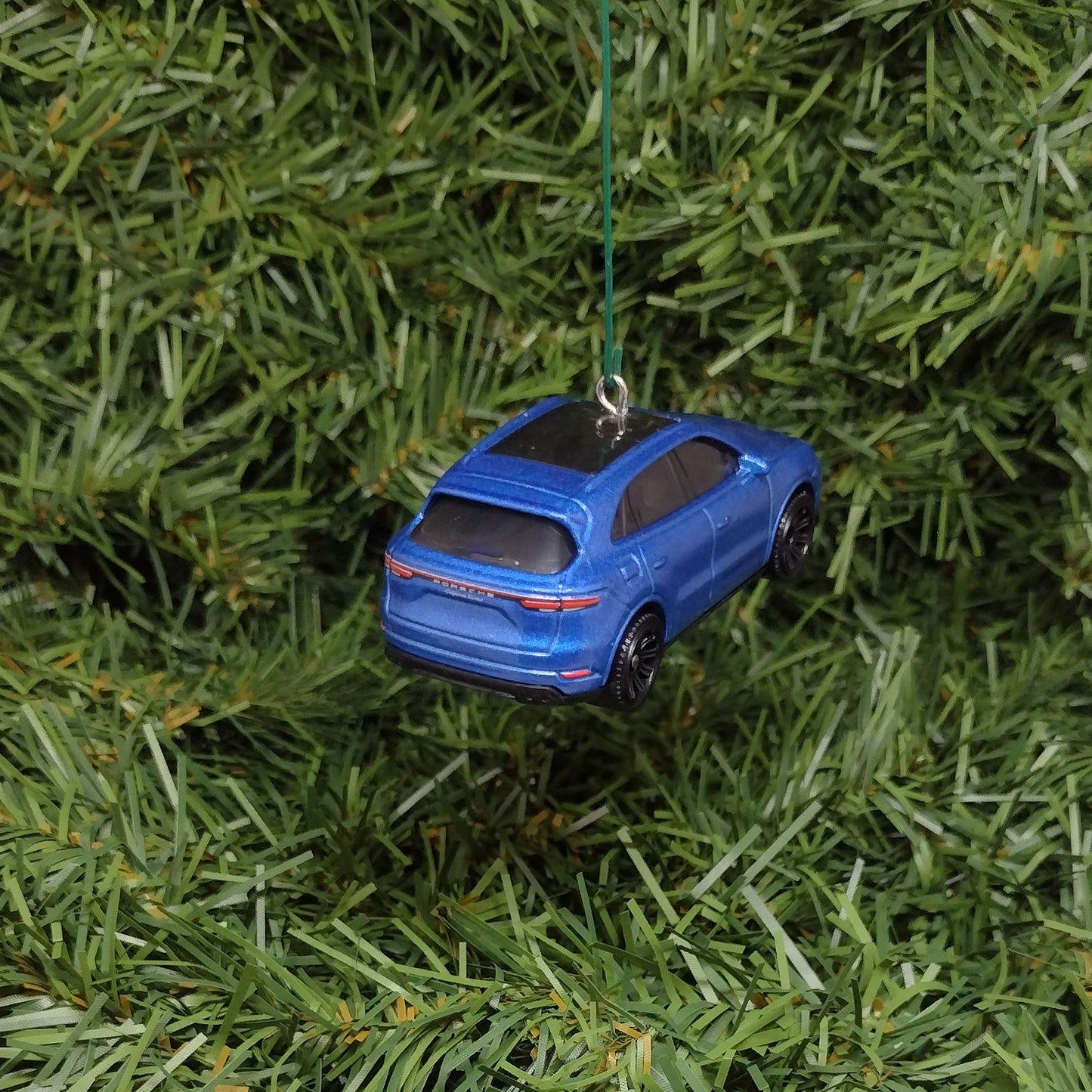 Porsche Cayenne Ornament Christmas Tree Decoration Unique Gift Idea Blue