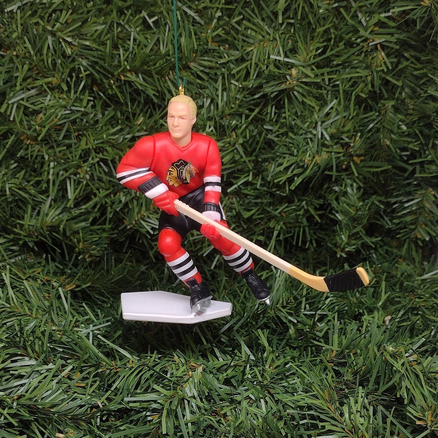 Bobby Hull CHICAGO BLACKHAWKS Ornament Christmas tree decoration NHL hockey figure unique Xmas gift idea