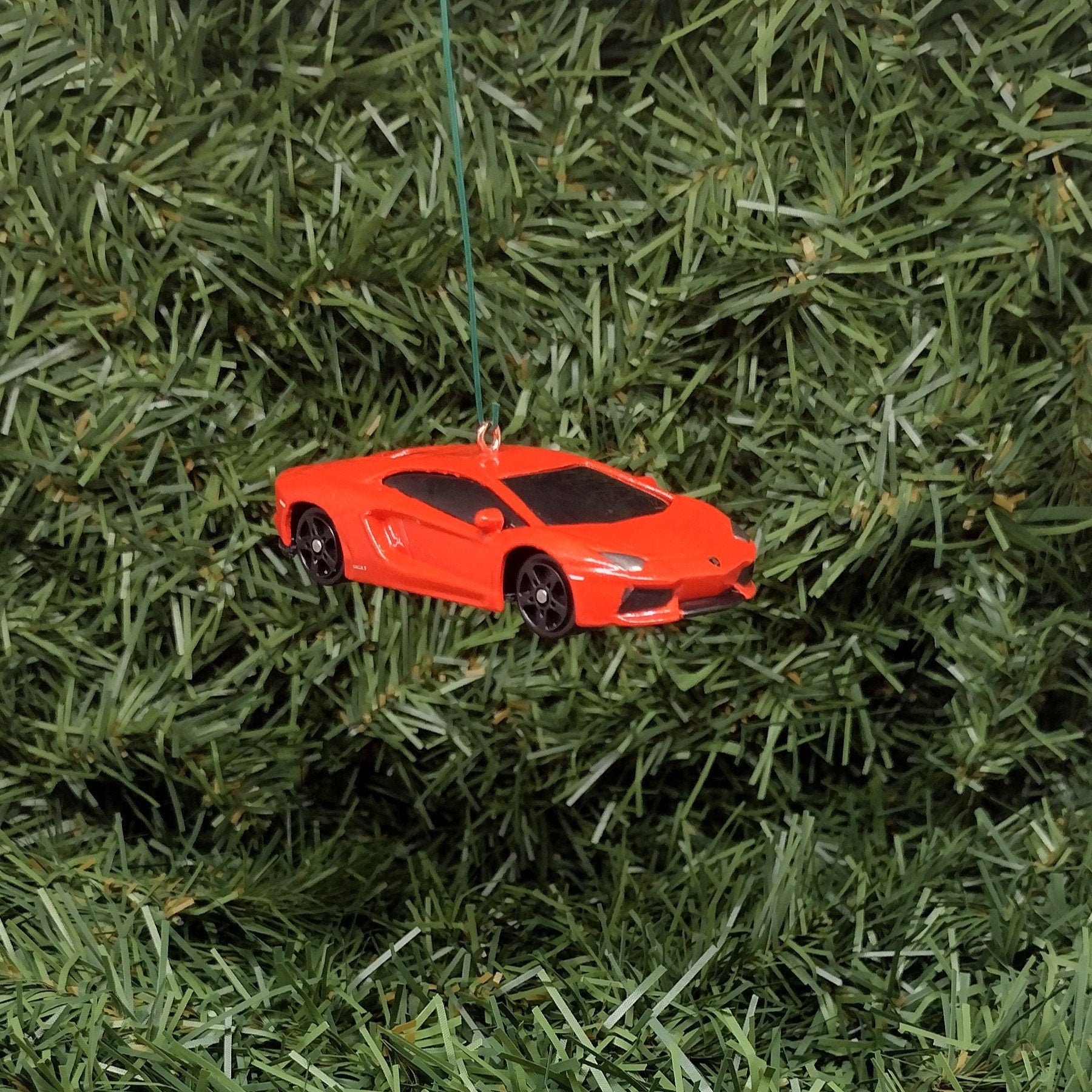 LAMBORGHINI Ornament Aventador LP 700-4 Christmas Tree Decoration Unique Gift Idea Lambo Orange