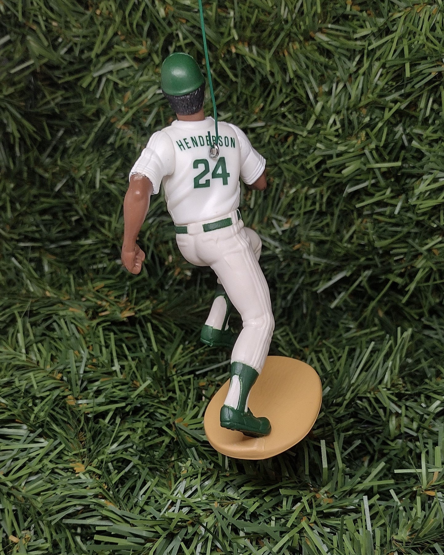 Rickey Henderson Oakland Athletics A's Ornament Christmas tree decoration MLB Baseball Figure Unique Xmas Gift Idea