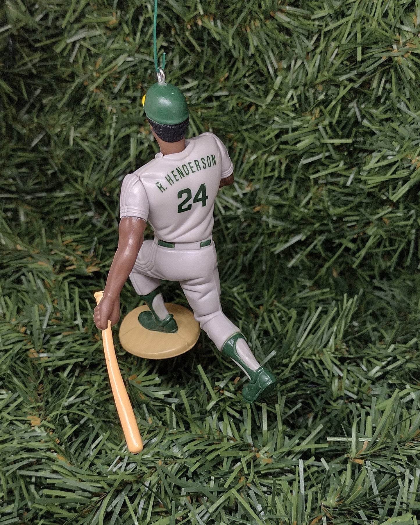 Rickey Henderson Oakland Athletics A's Ornament Christmas tree decoration MLB Baseball Figure Unique Xmas Gift Idea