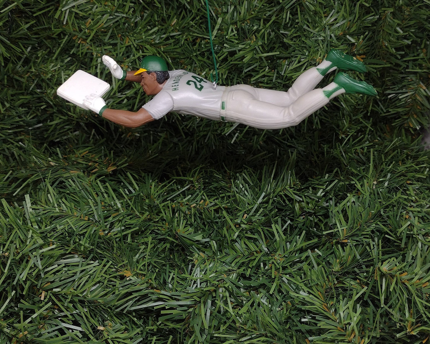 Rickey Henderson Oakland Athletics A's Ornament Christmas tree decoration MLB Baseball Figure Unique Xmas Gift Idea