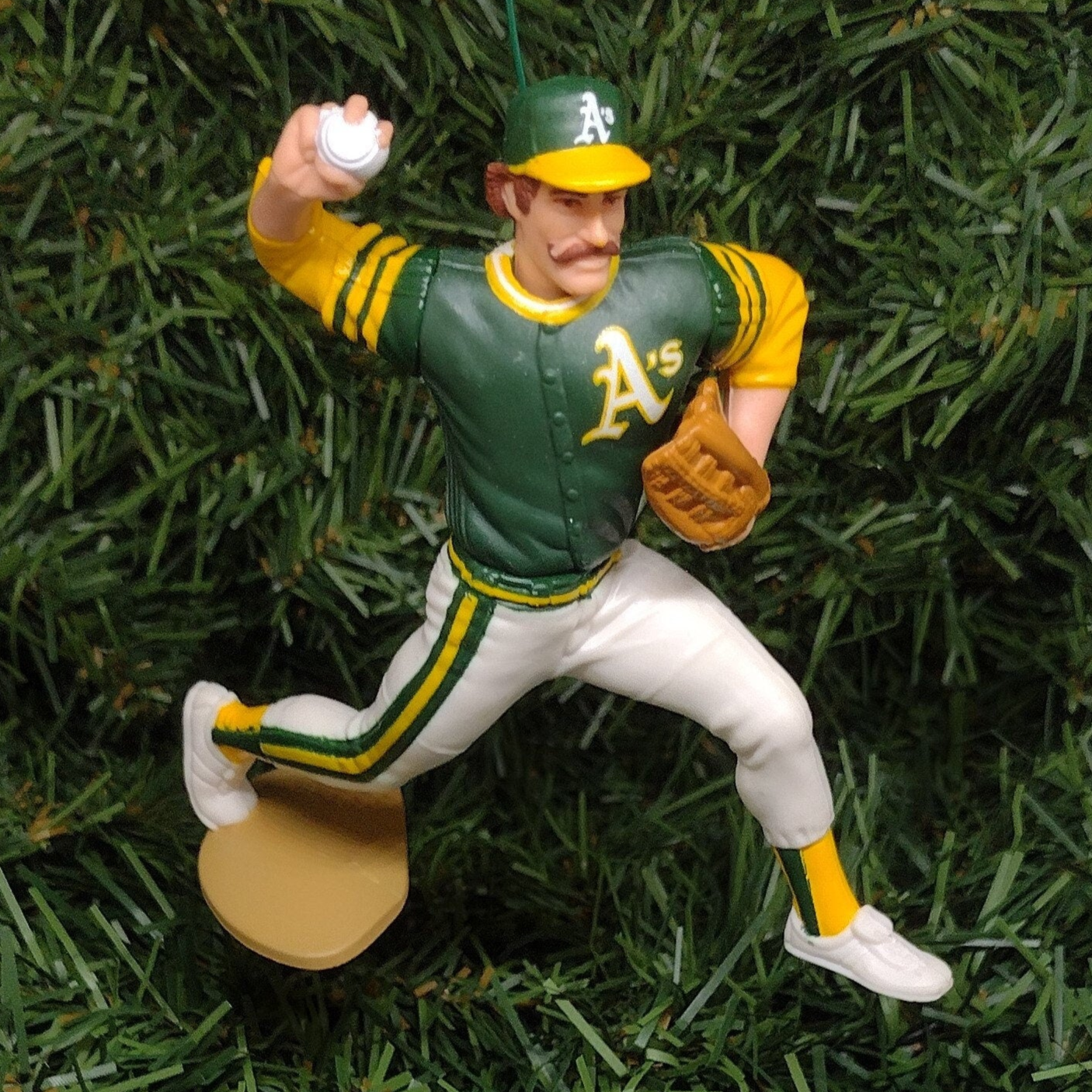 Rollie Fingers Oakland Athletics A's Ornament Christmas Tree Decoration Unique Gift Idea Mlb Baseball