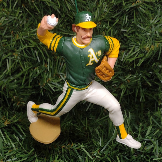 Rollie Fingers Oakland Athletics A's MLB Ornament Christmas Decoration Gift Idea Baseball Figure