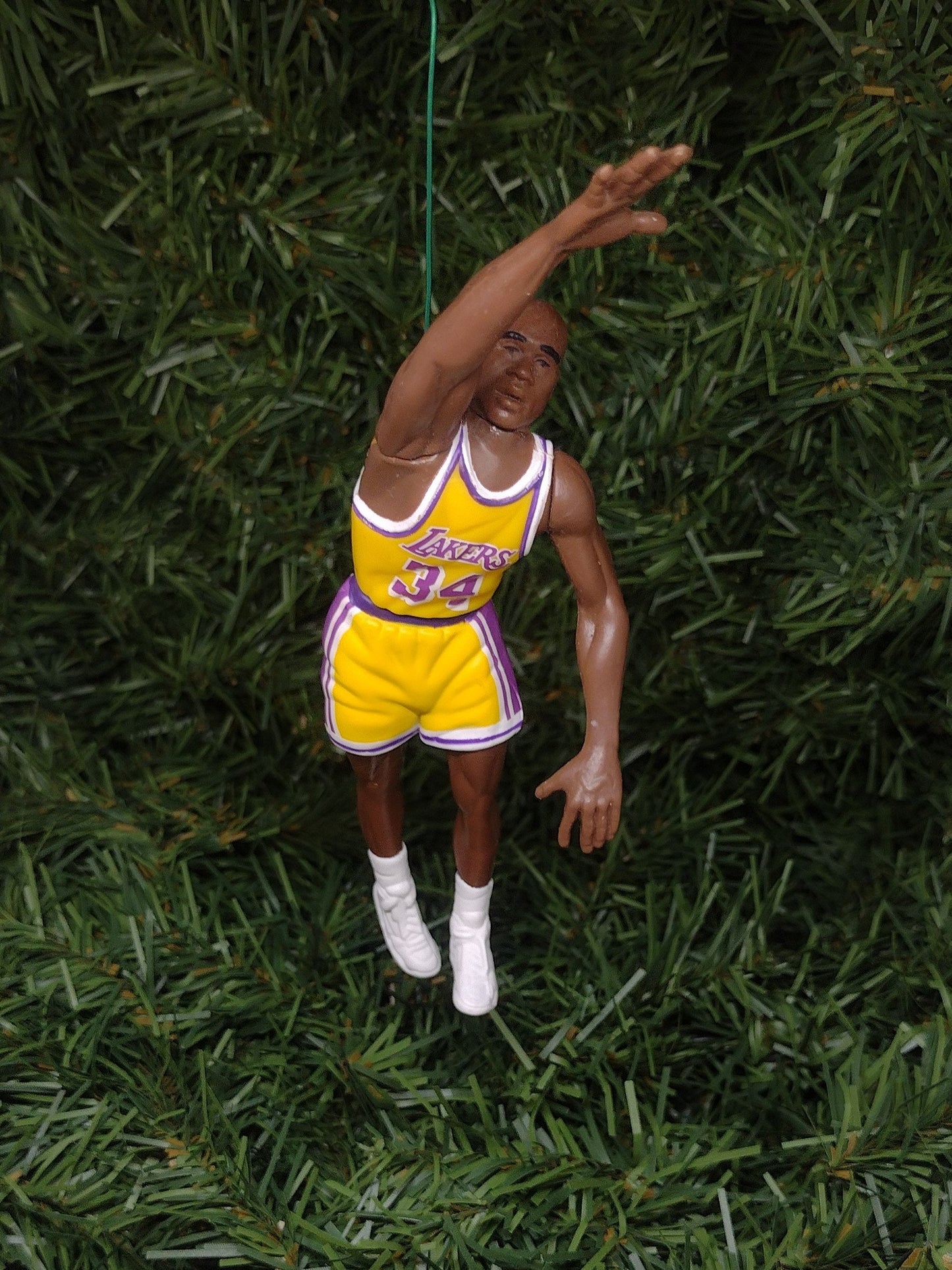 Shaquille O'Neal LOS ANGELES LAKERS Ornament Christmas Tree Decoration Nba Basketball Figure Unique Gift Idea Shaq Nba Finals Mvp