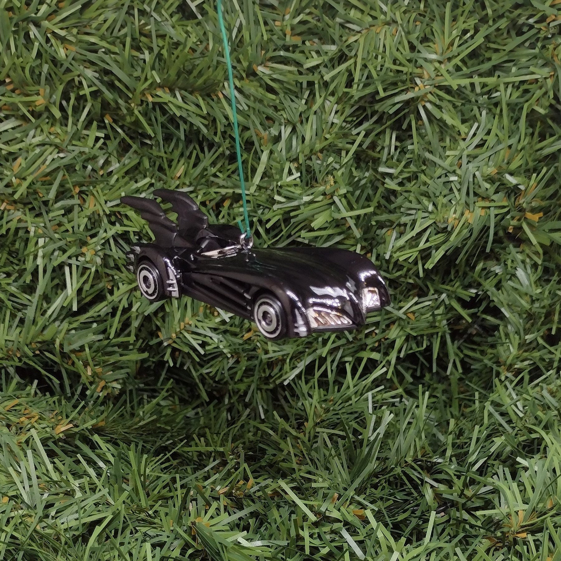 Batman Batmobile Ornament Christmas tree decoration fun automotive unique xmas idea black