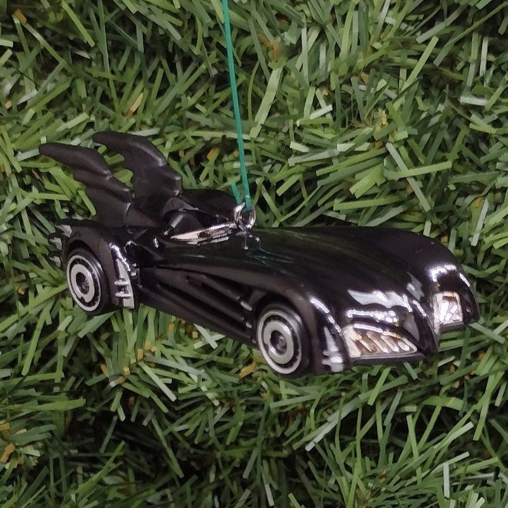 Batman Batmobile Ornament Christmas tree decoration fun automotive unique xmas idea black