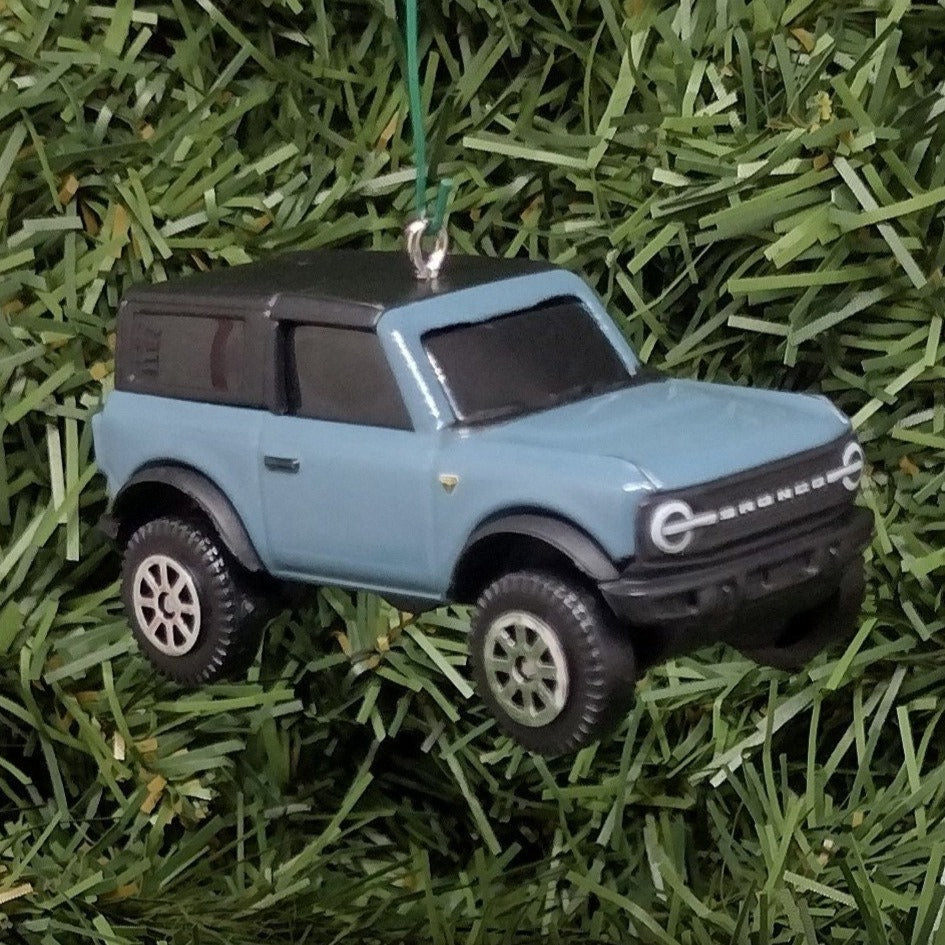 Ford Bronco Ornament 2021 Christmas Tree Decoration fun gift idea for car enthusiast unique xmas present