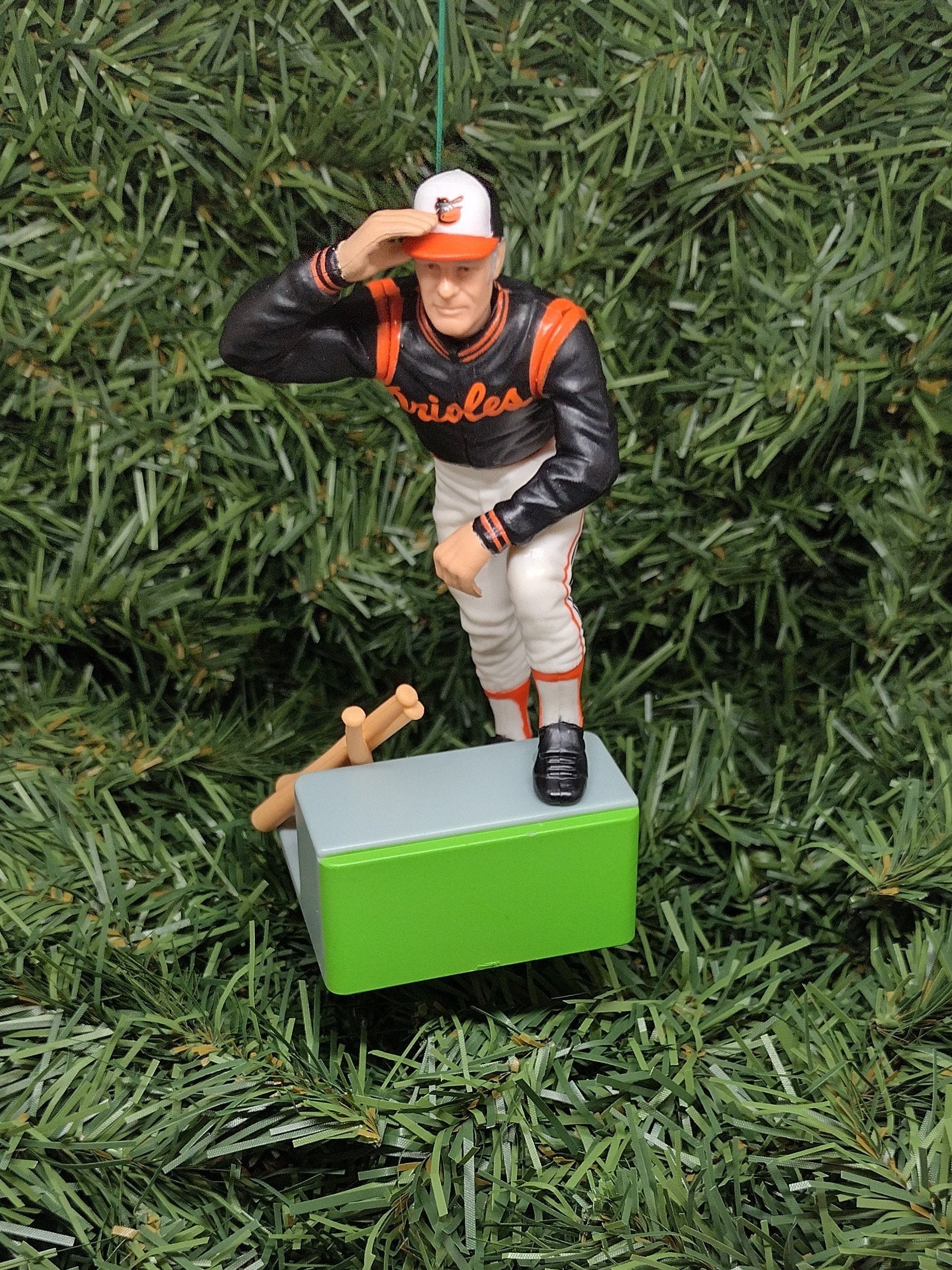 Earl Weaver BALTIMORE ORIOLES Ornament Christmas tree decoration MLB baseball xmas figure unique gift idea