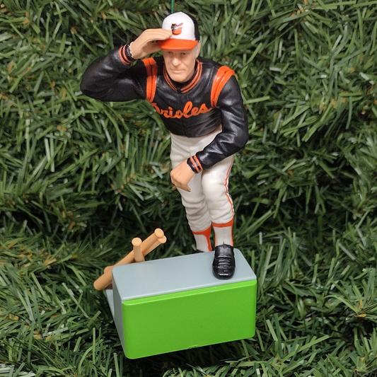Earl Weaver BALTIMORE ORIOLES MLB Ornament Christmas Decoration Baseball Figure Xmas Gift