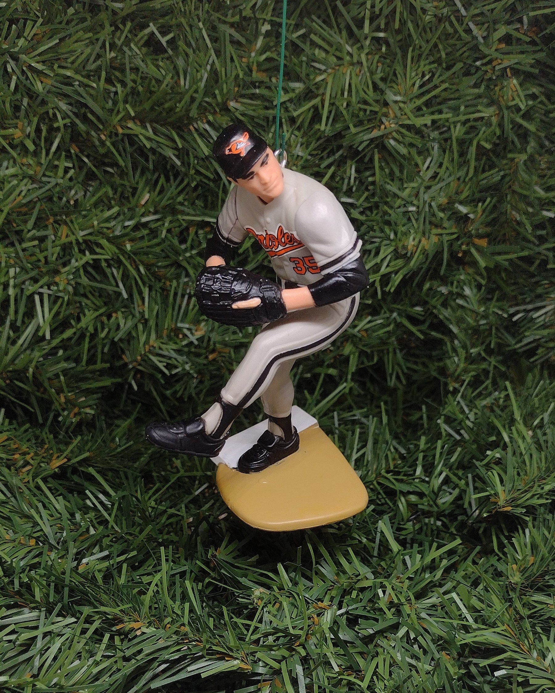 BALTIMORE ORIOLES Ornaments Christmas Gift Idea Cal Ripken Jr-Mike Mussina-Brady Anderson MLB Baseball Figure Unique Xmas Tree Decoration