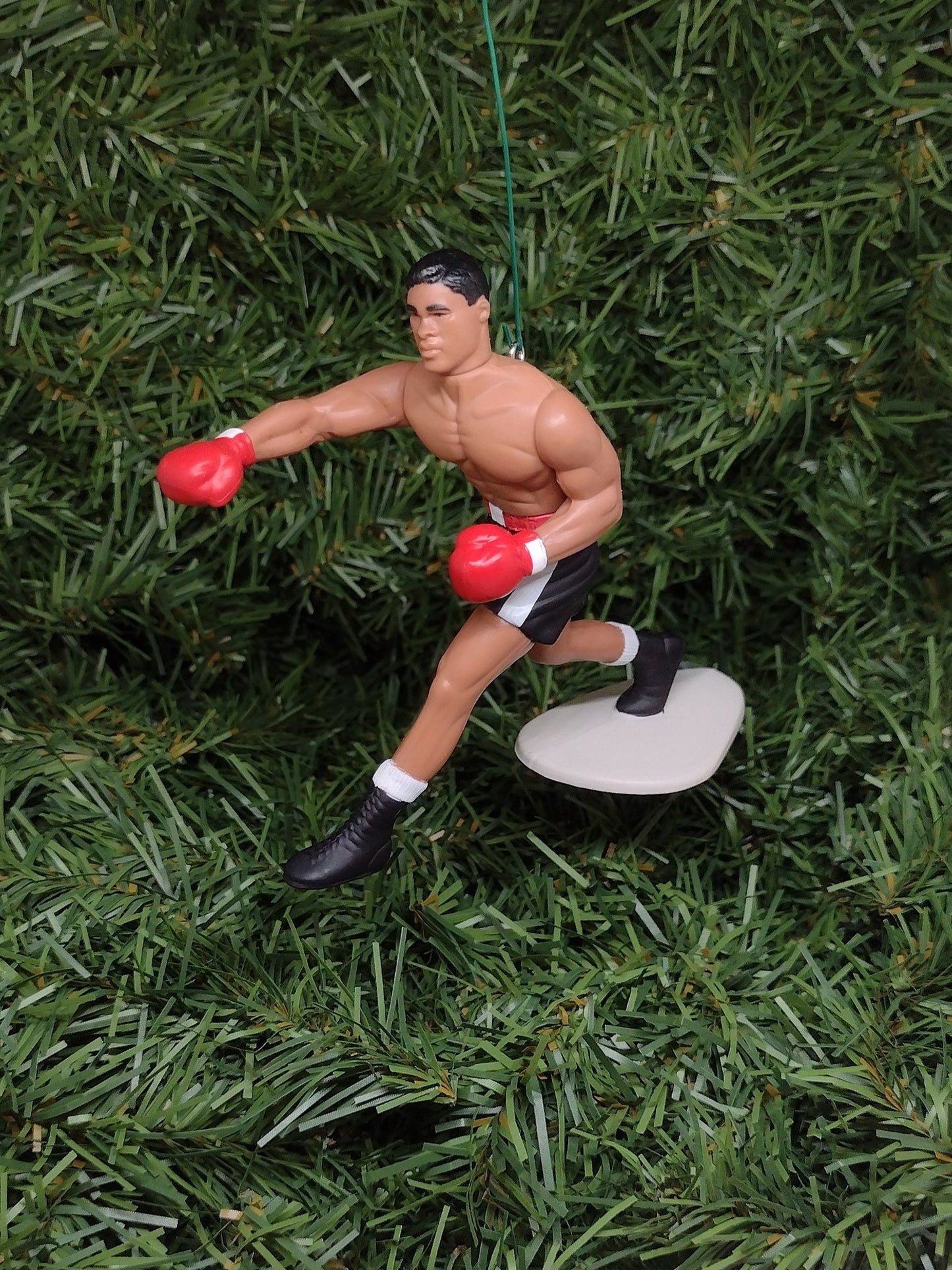 Joe Louis boxing Christmas tree ornament xmas figure