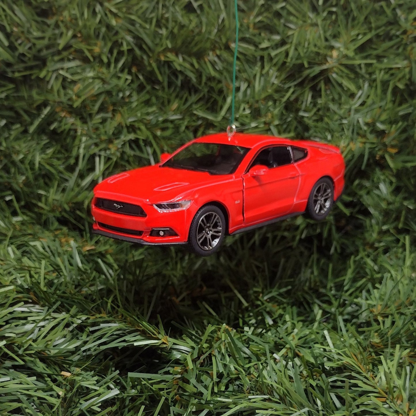 FORD MUSTANG GT 2015 Ornament Christmas tree decoration unique gift idea 5 inch Red 2014 2016 2017