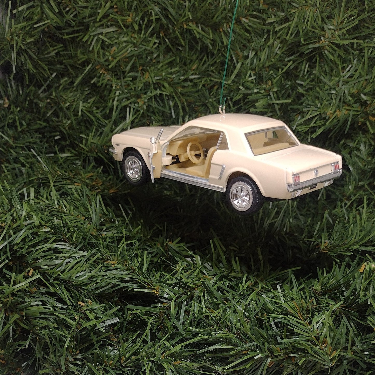 FORD MUSTANG Ornament 1964.5/Early 1965 Christmas Tree Decoration Unique Gift Idea 5 Inch White