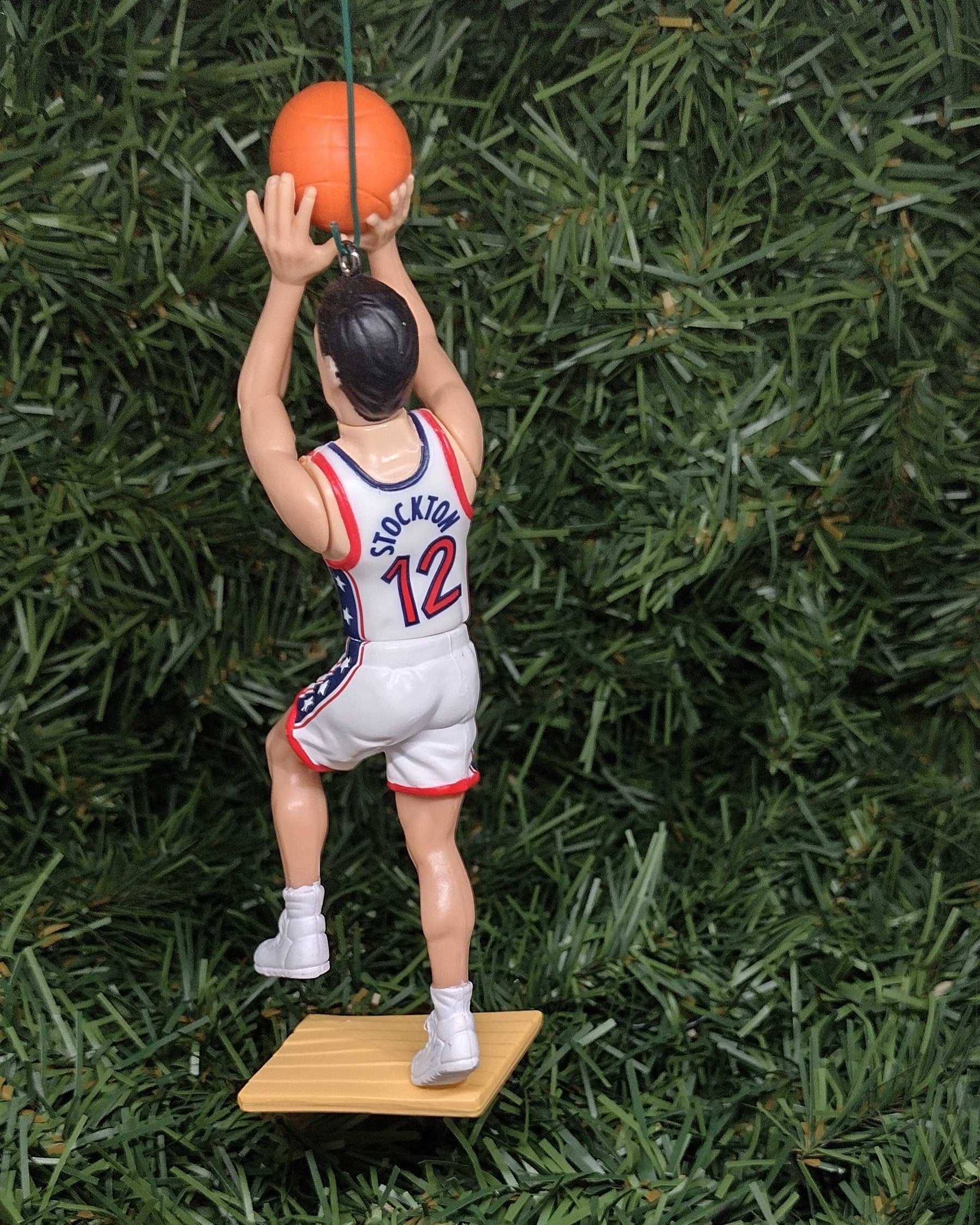 USA Olympic Basketball Ornament Christmas Tree Decoration unique gift idea Tim Duncan John Stockton Vince Carter Charles Barkley