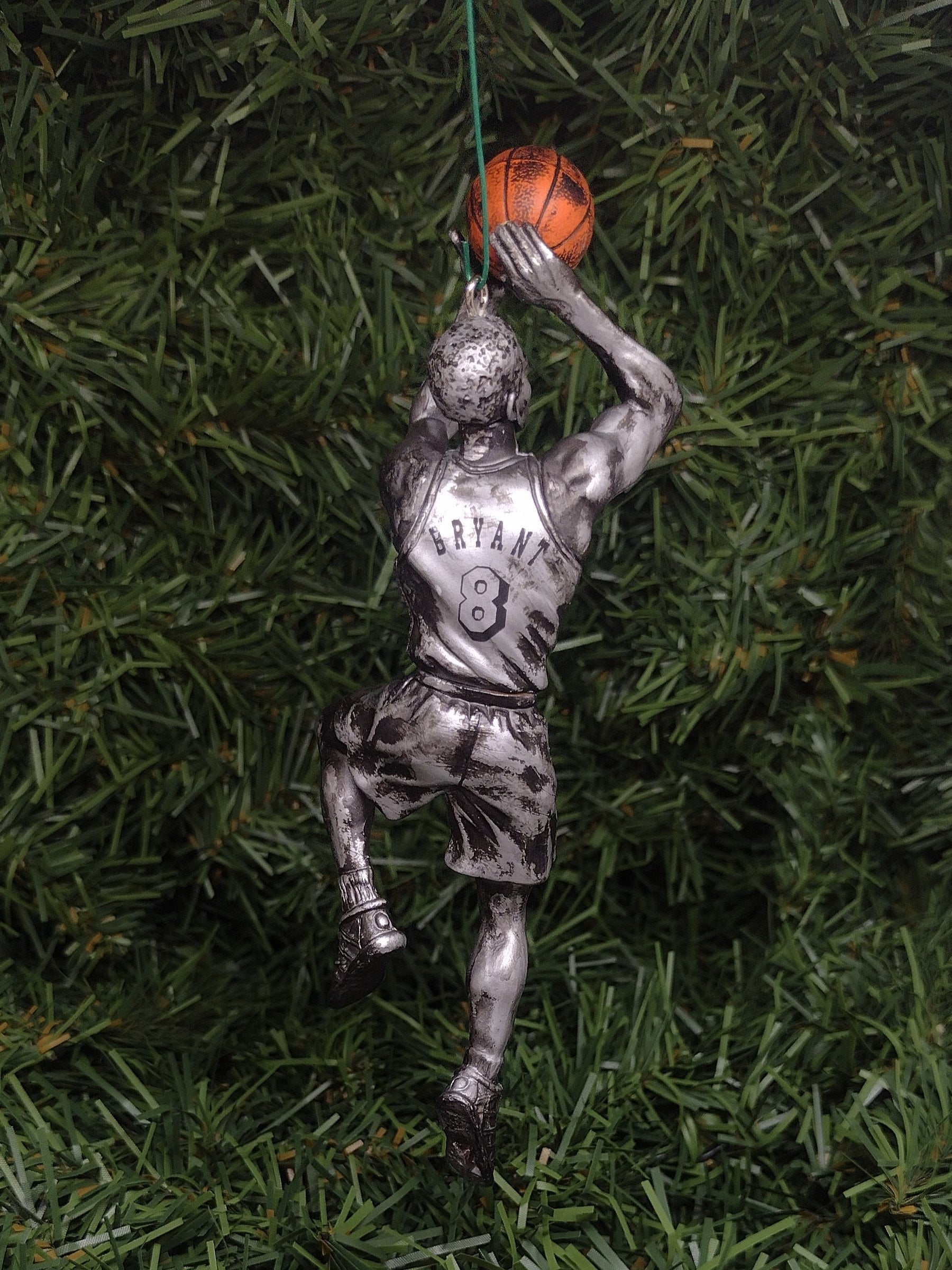 Kobe Bryant LOS ANGELES LAKERS ornament Christmas tree decoration unique Xmas gift idea nba basketball figure