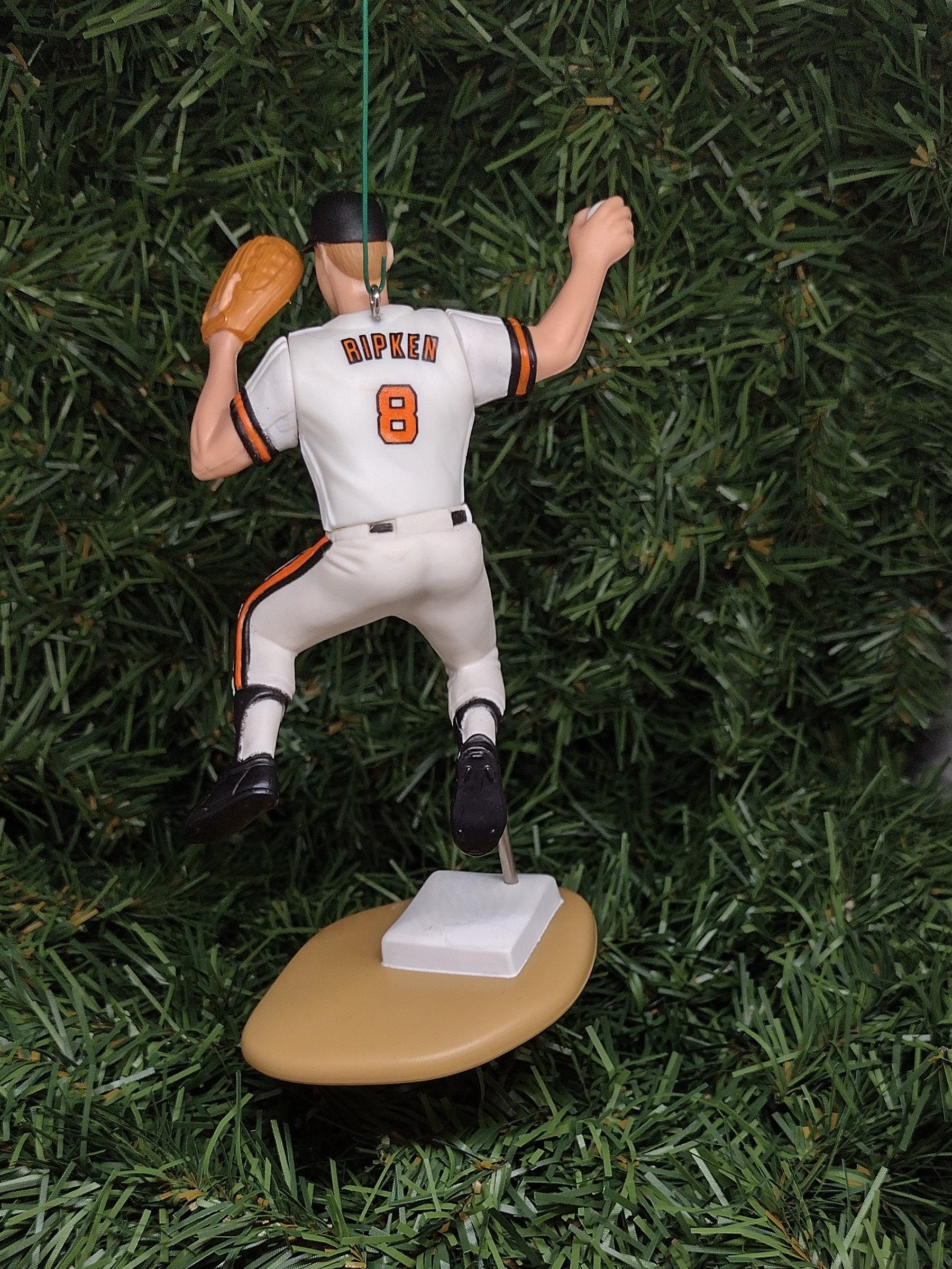 BALTIMORE ORIOLES Ornaments Christmas Gift Idea Cal Ripken Jr-Mike Mussina-Rafael Palmeiro MLB Baseball Figure Unique Xmas Tree Decoration