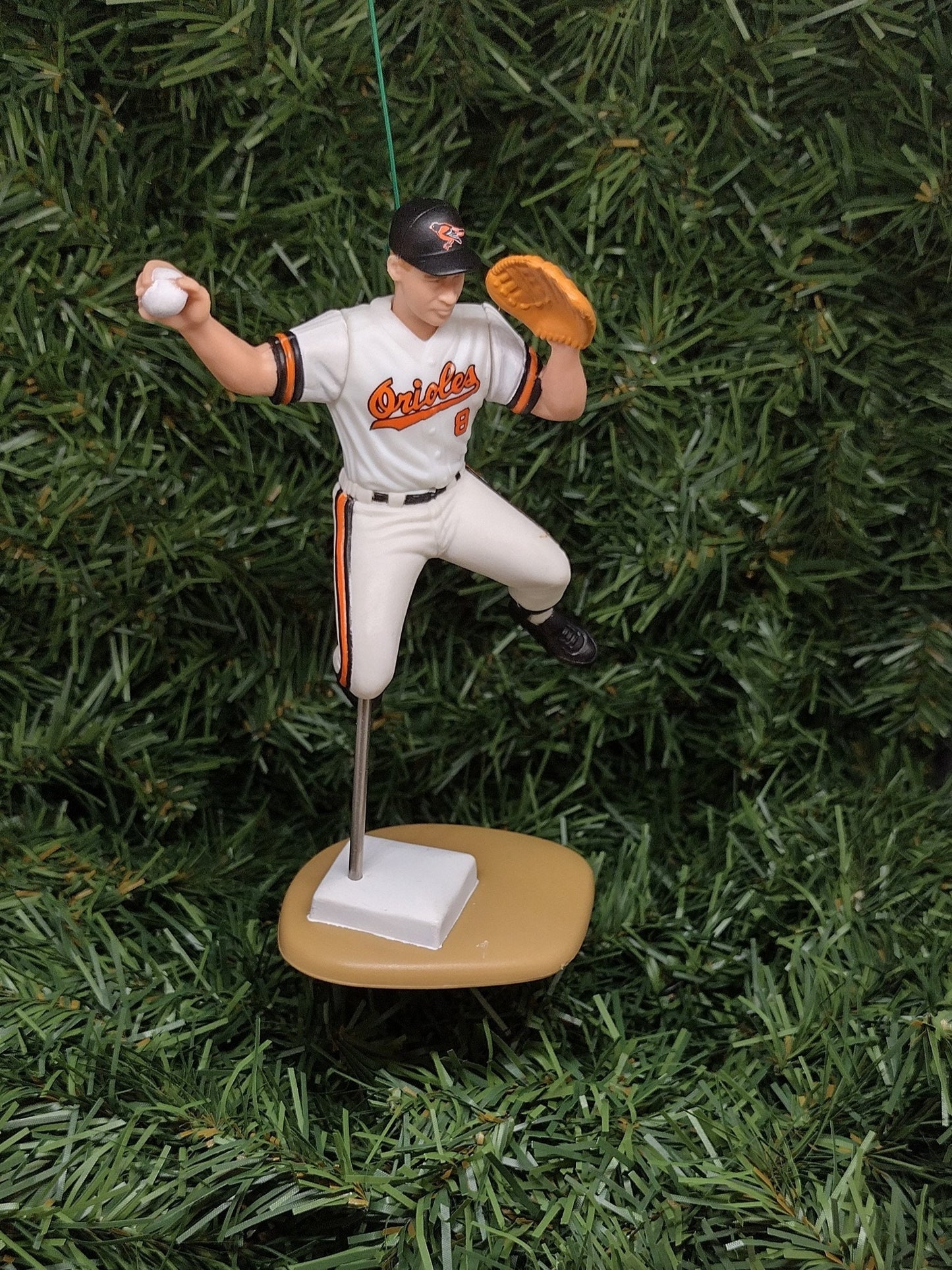 BALTIMORE ORIOLES Ornaments Christmas Gift Idea Cal Ripken Jr-Mike Mussina-Rafael Palmeiro MLB Baseball Figure Unique Xmas Tree Decoration