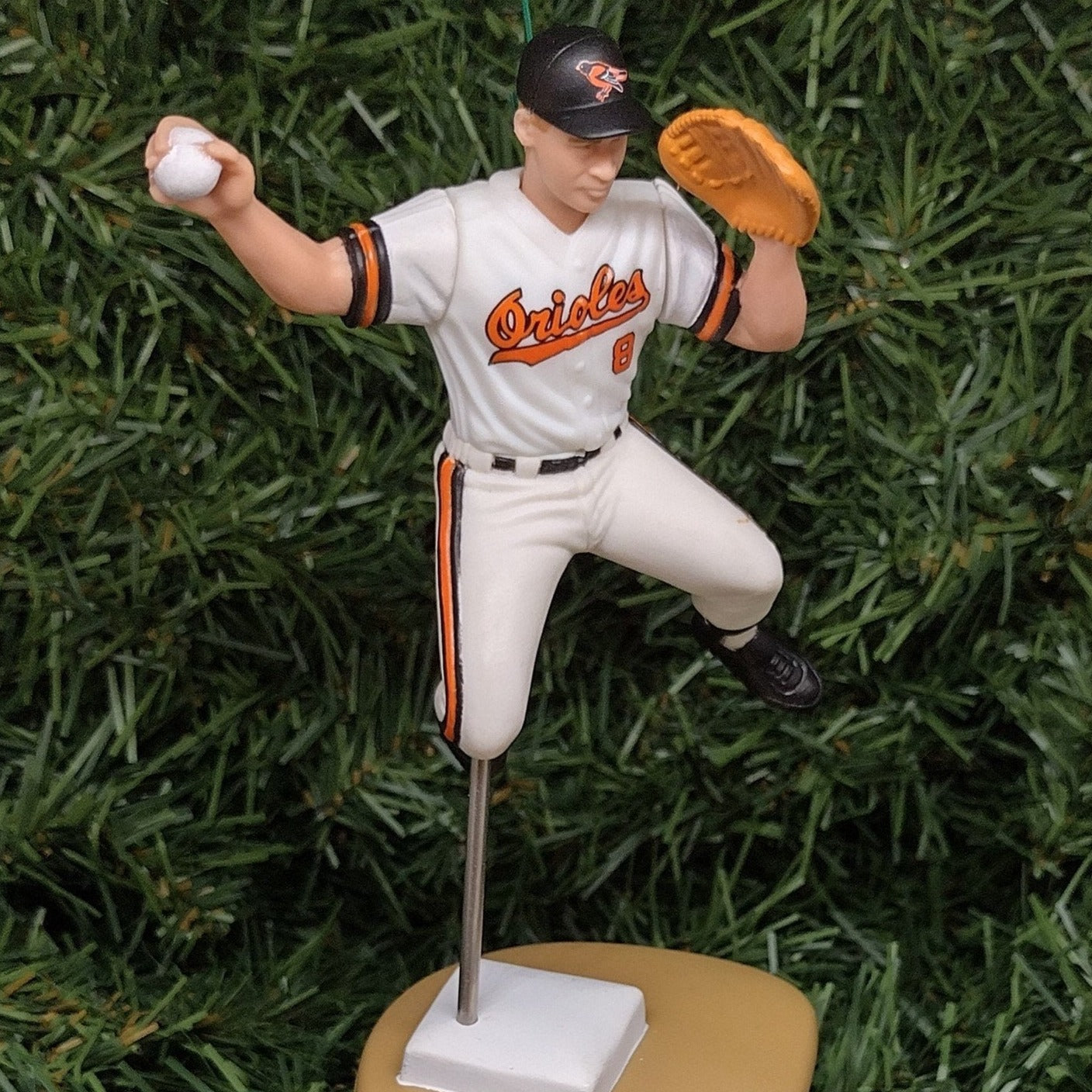 BALTIMORE ORIOLES Ornaments Christmas Gift Idea Cal Ripken Jr-Mike Mussina-Rafael Palmeiro MLB Baseball Figure Unique Xmas Tree Decoration